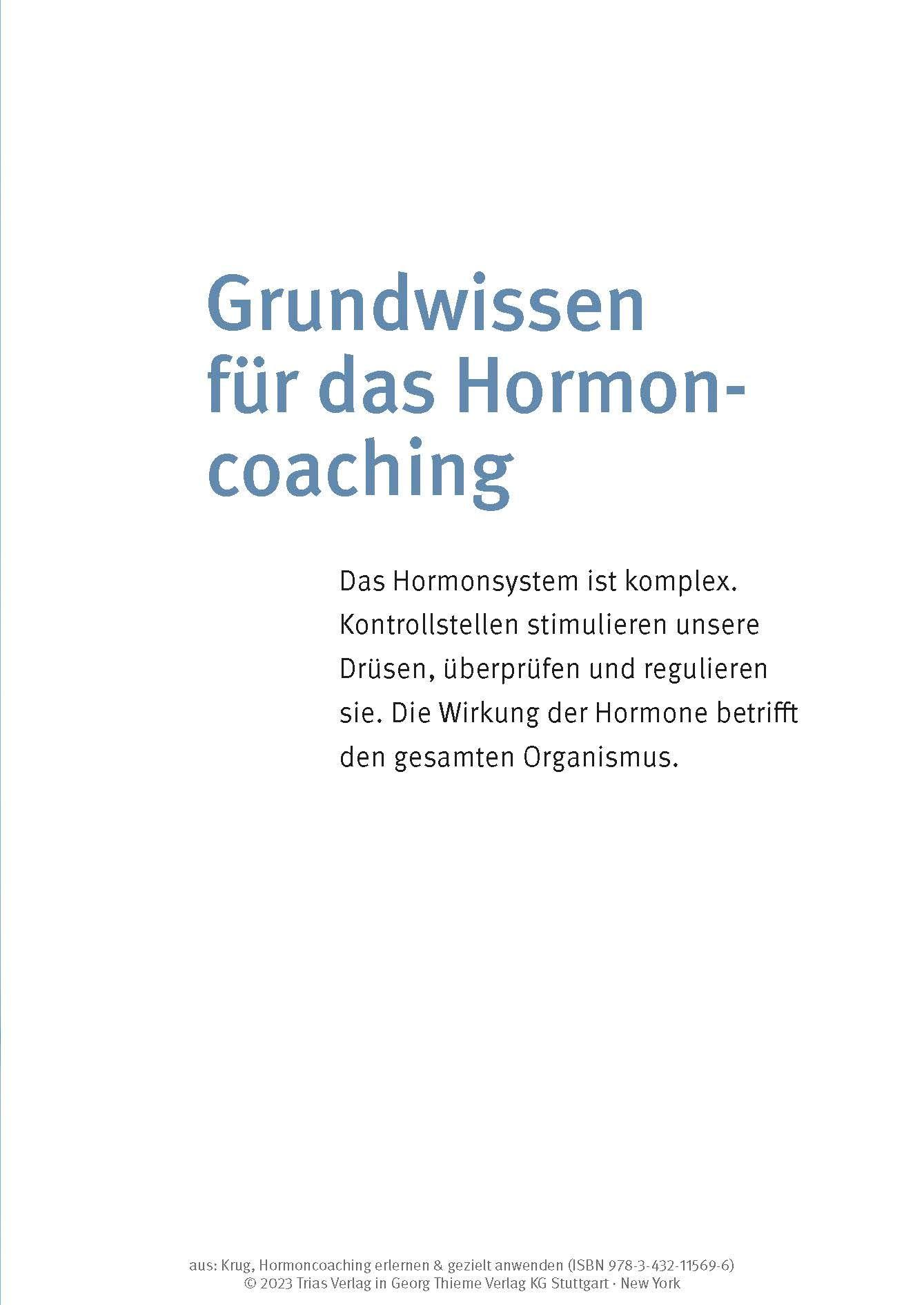 Beispielinhalt (Bild) Hormoncoaching erlernen & gezielt anwenden