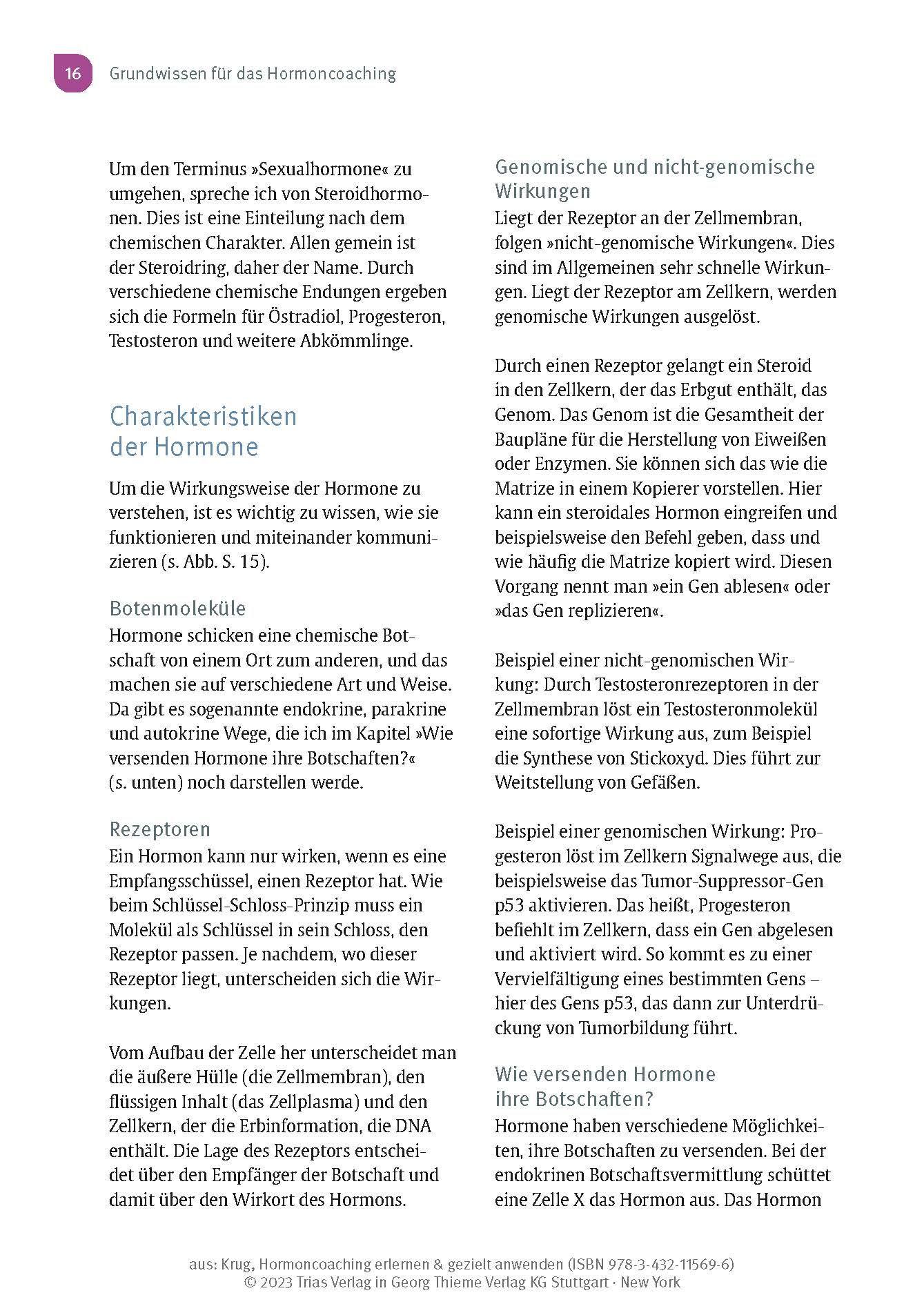 Beispielinhalt (Bild) Hormoncoaching erlernen & gezielt anwenden