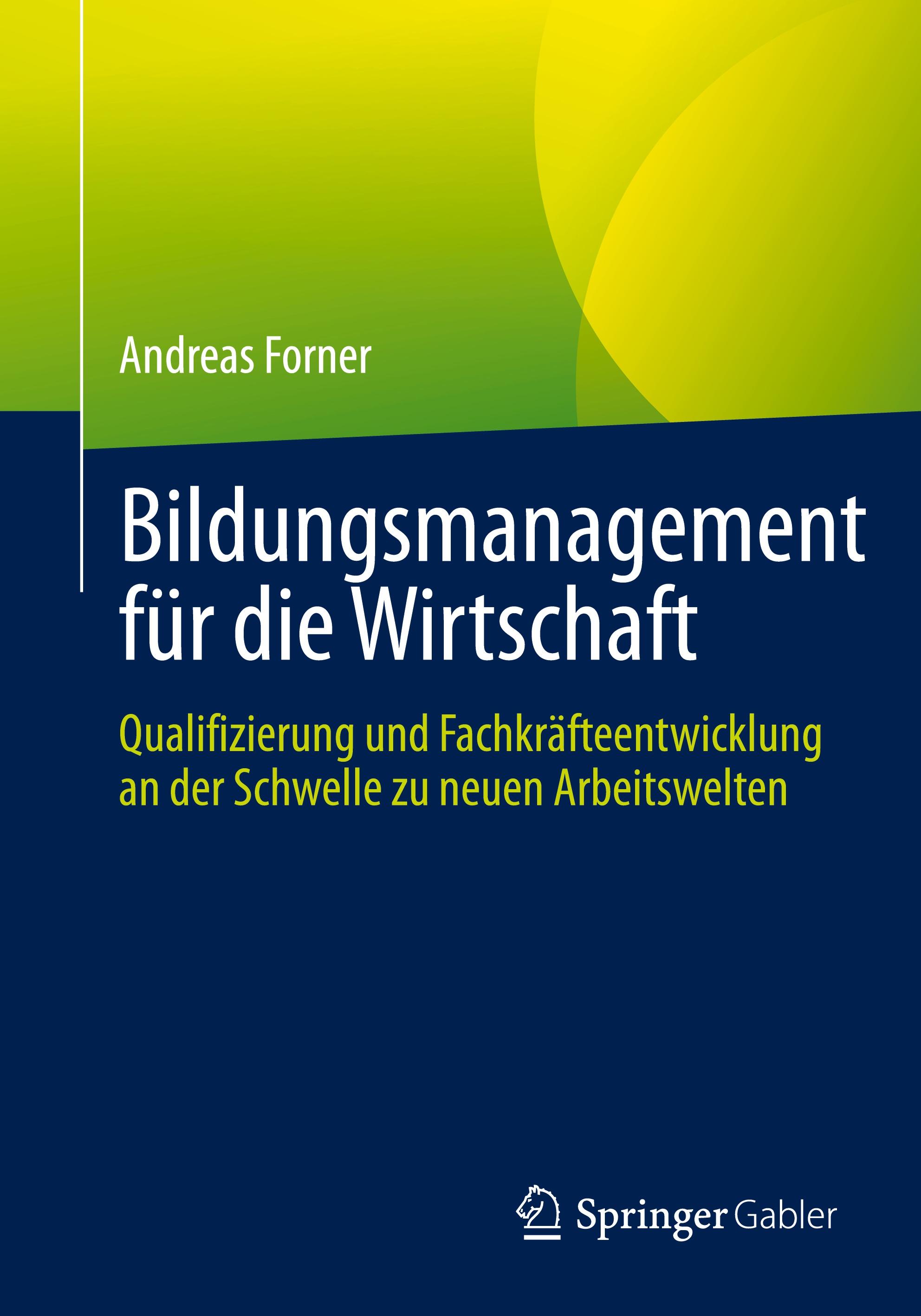 Vorderes Coverbild Bildungsmanagement für die Wirtschaft