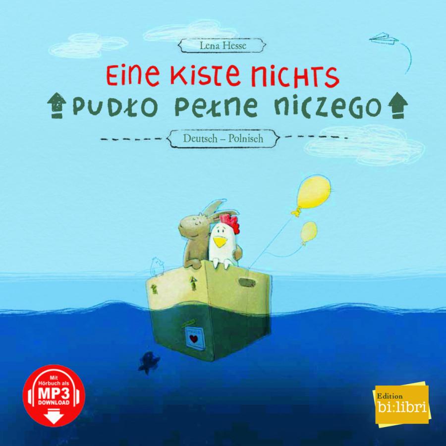 Vorderes Coverbild Eine Kiste Nichts. Kinderbuch Deutsch-Polnisch