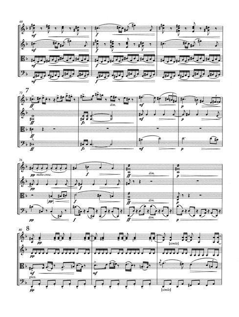 Beispielinhalt (Bild) Streichquartett Nr. 12 F-Dur op. 96 "Amerikanisches Quartett"