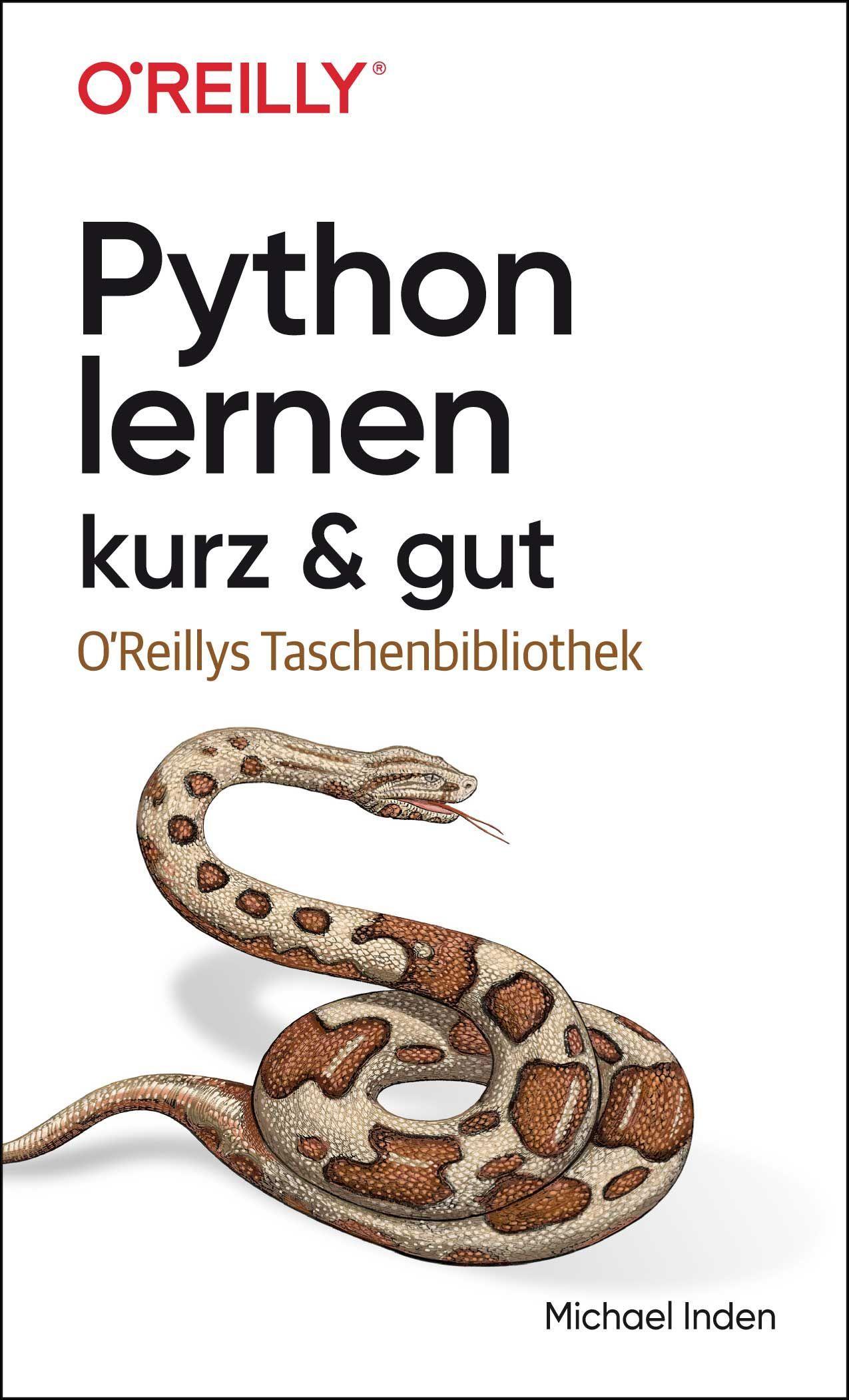 Vorderes Coverbild Python lernen - kurz & gut