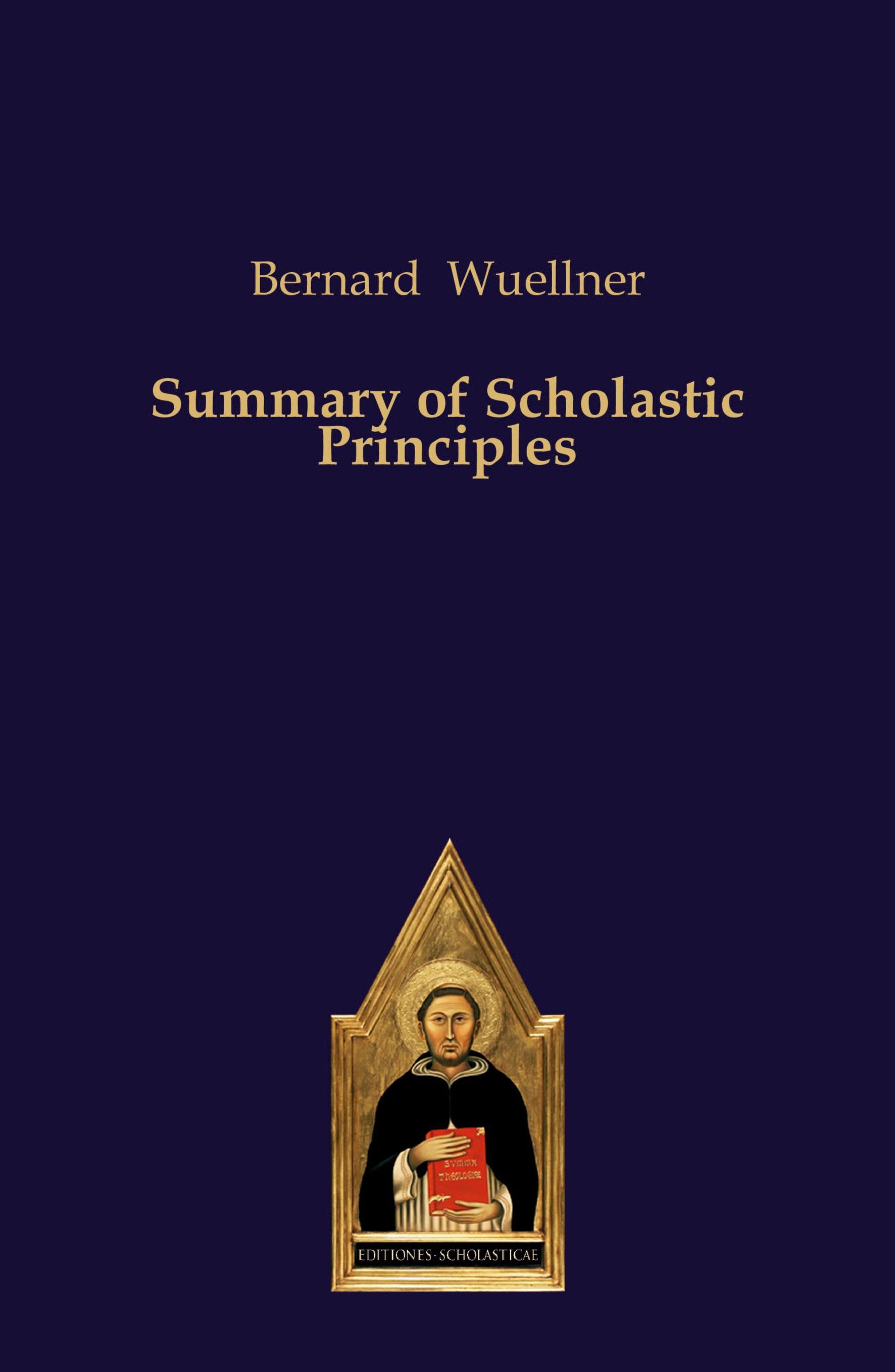 Vorderes Coverbild Summary of Scholastic Principles
