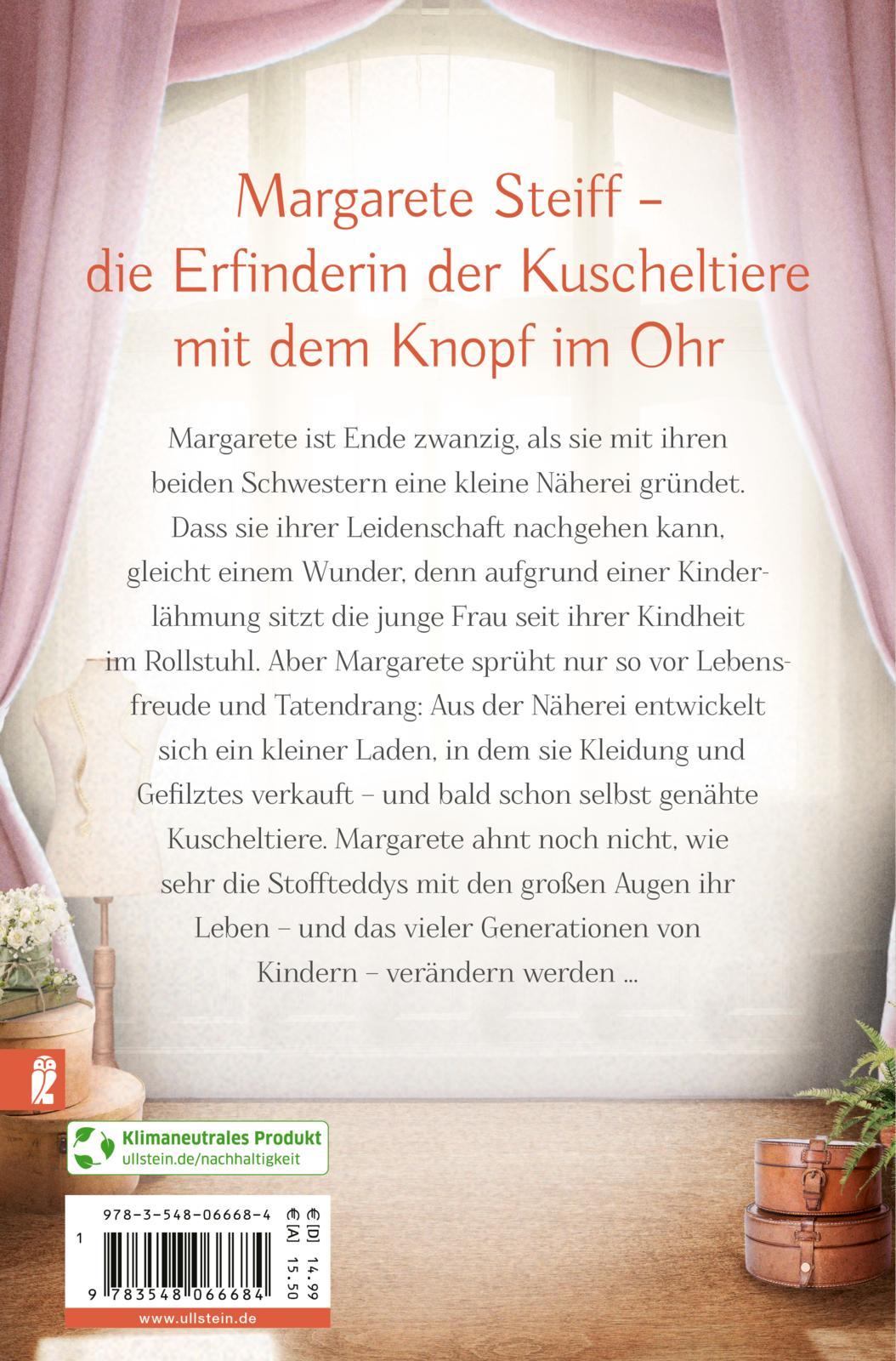 Rückseitencover Margarete Steiff - Teddybären und Kinderträume