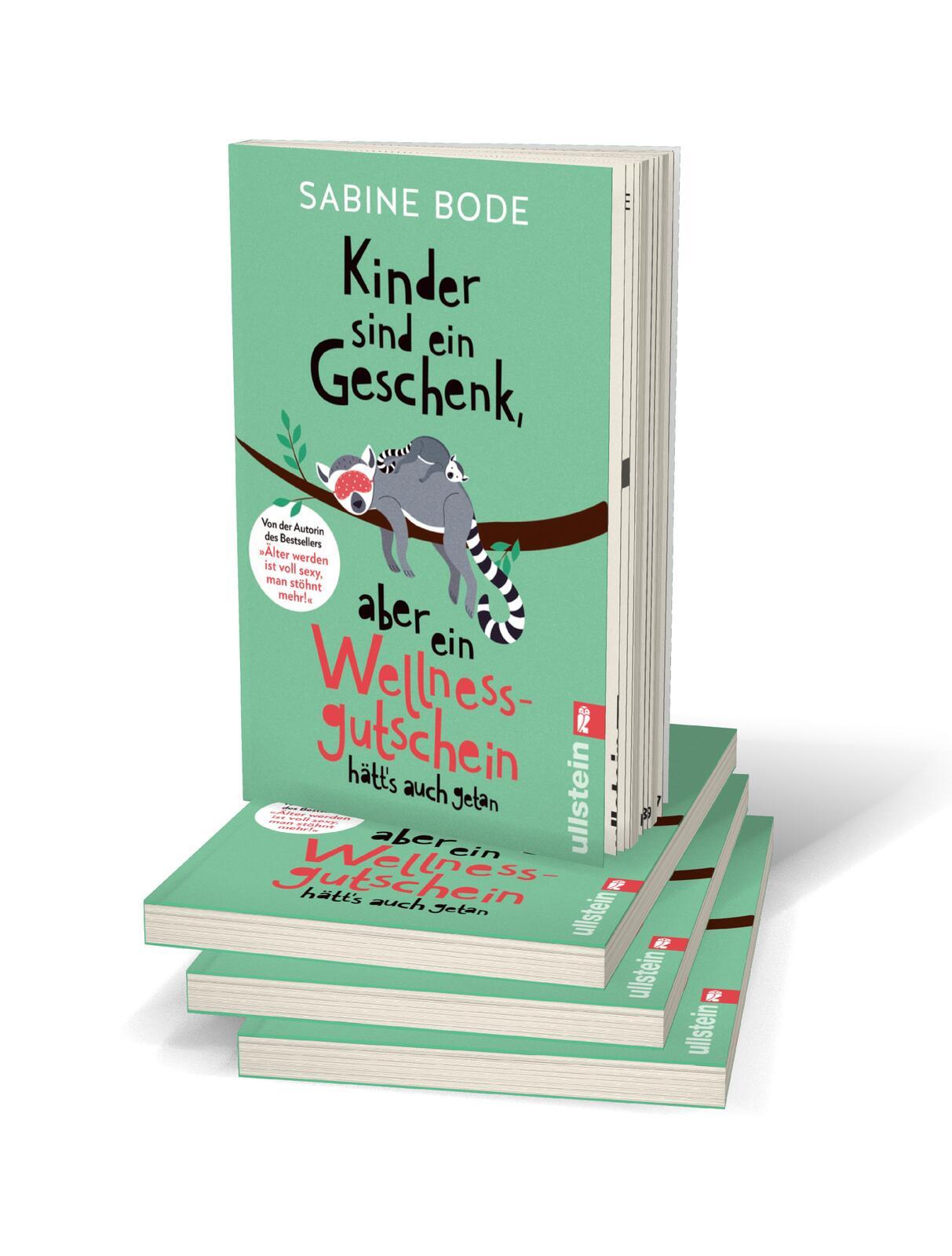 Beispielinhalt (Bild) Kinder sind ein Geschenk, aber ein Wellness-Gutschein hätt's auch getan