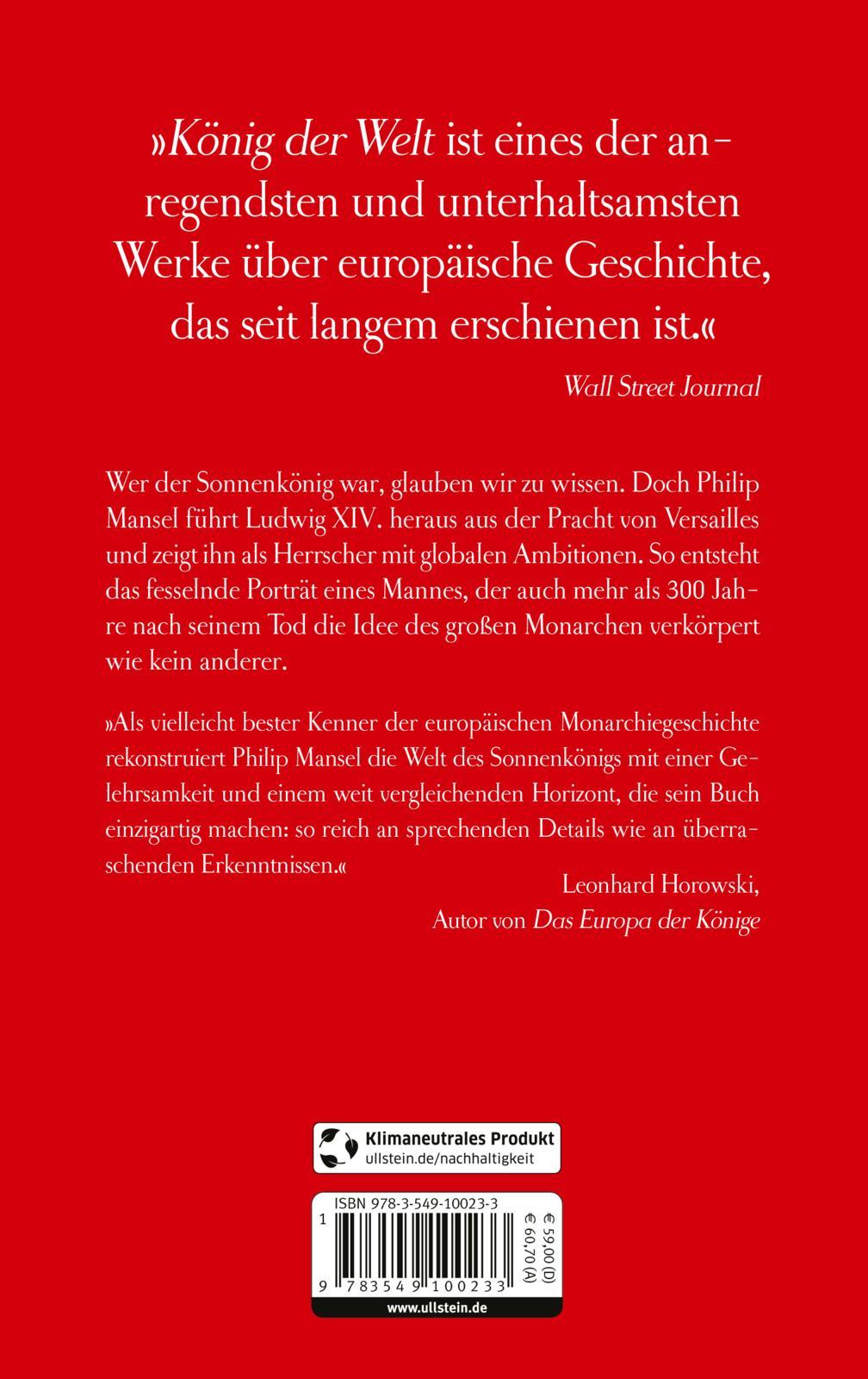 Rückseitencover König der Welt