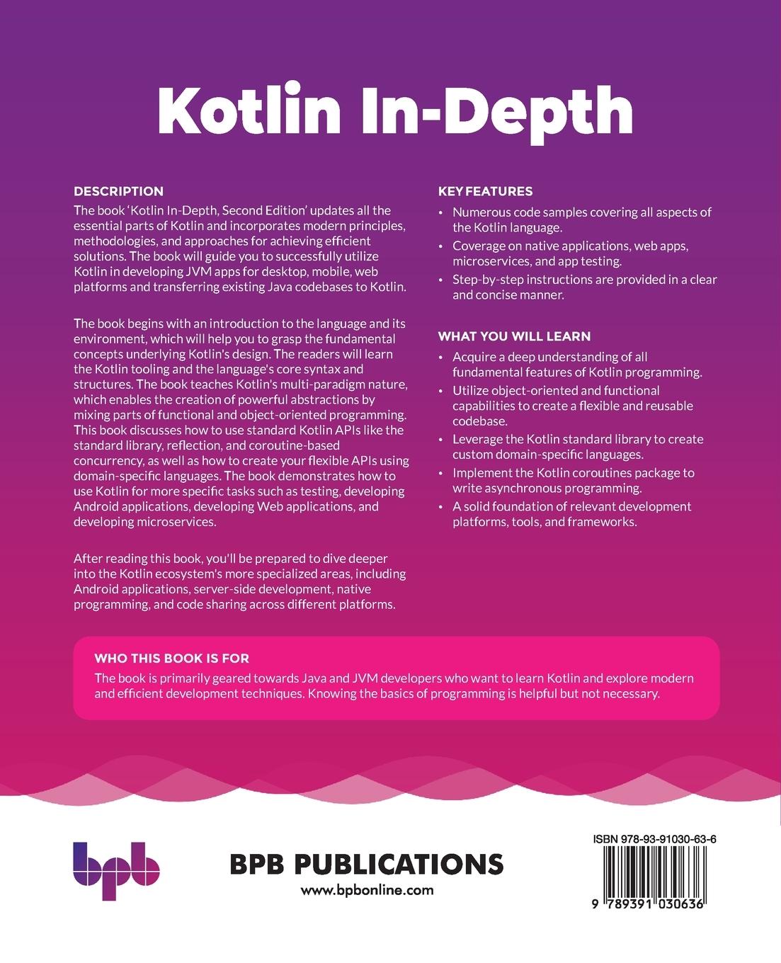 Rückseitencover Kotlin In-Depth