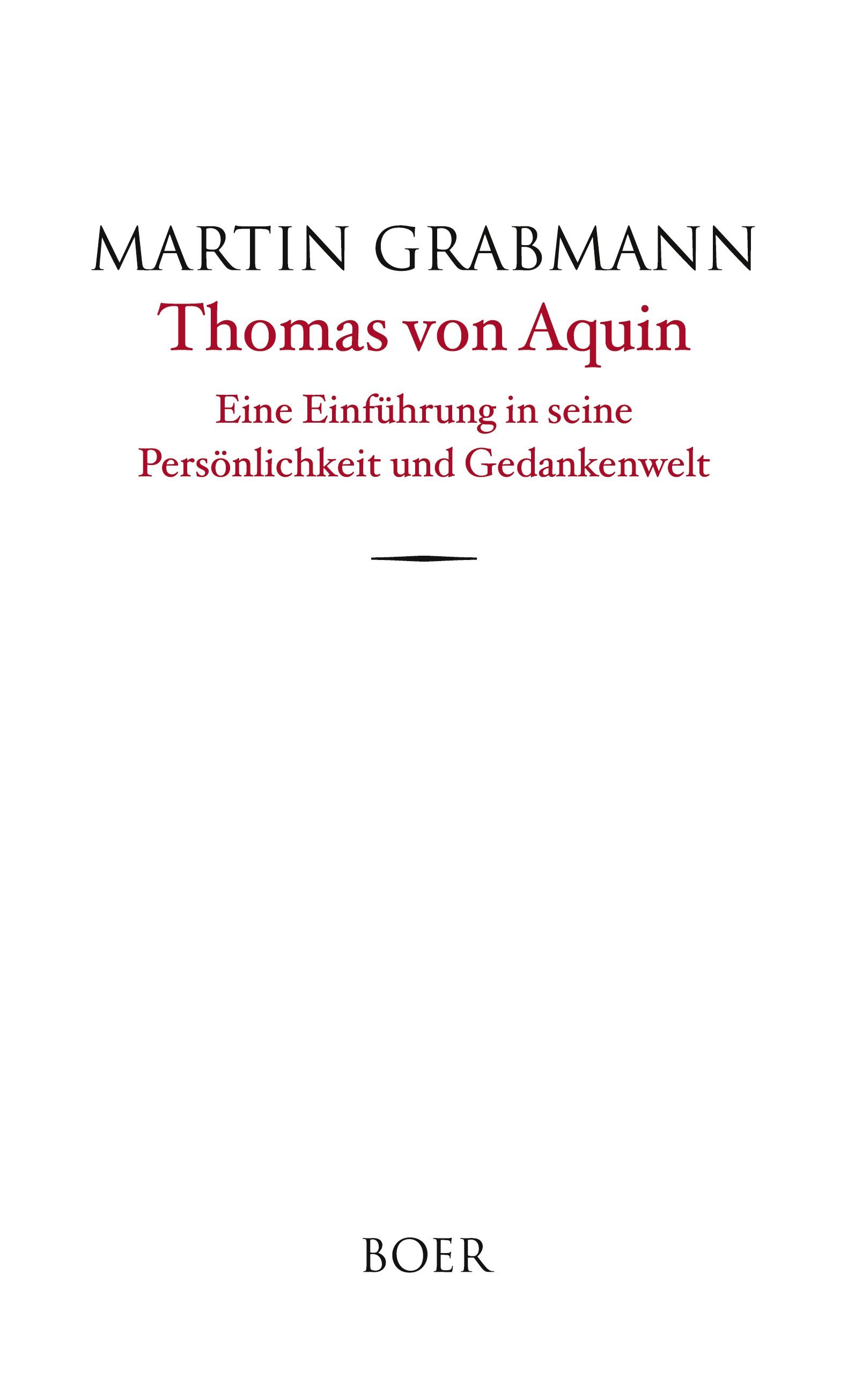 Vorderes Coverbild Thomas von Aquin