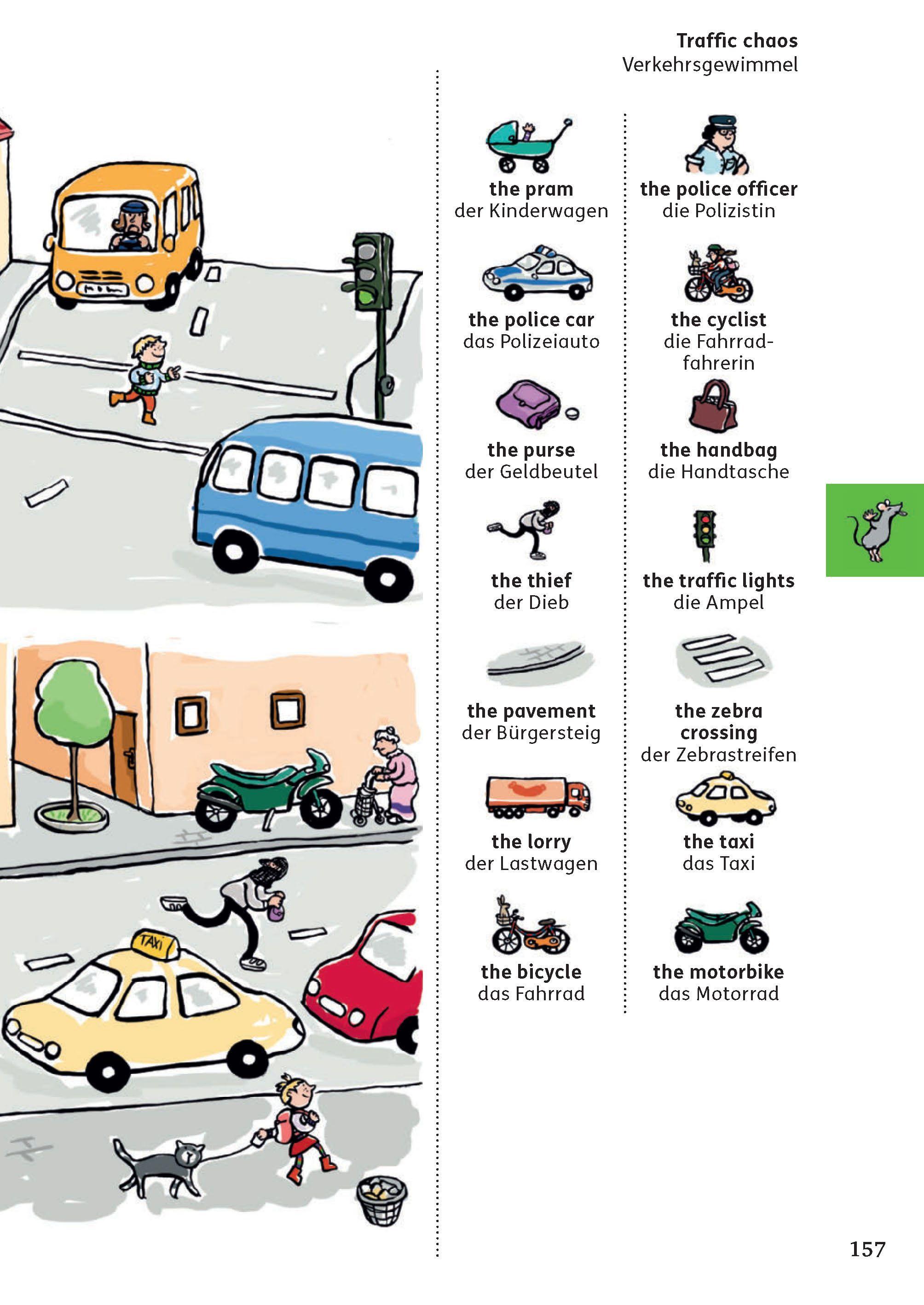 Beispielinhalt (Bild) Langenscheidt Grundschulwörterbuch Englisch
