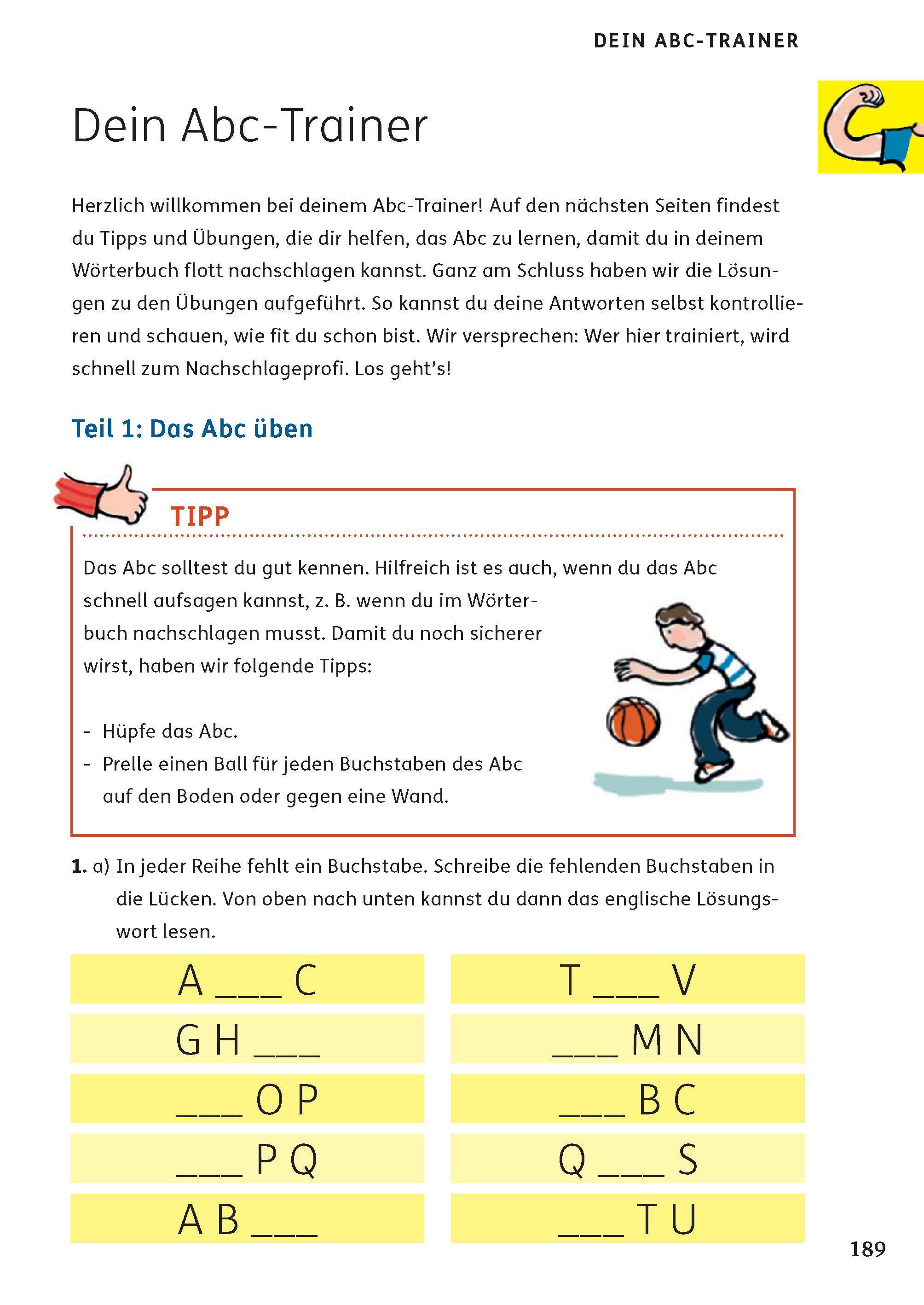 Beispielinhalt (Bild) Langenscheidt Grundschulwörterbuch Englisch