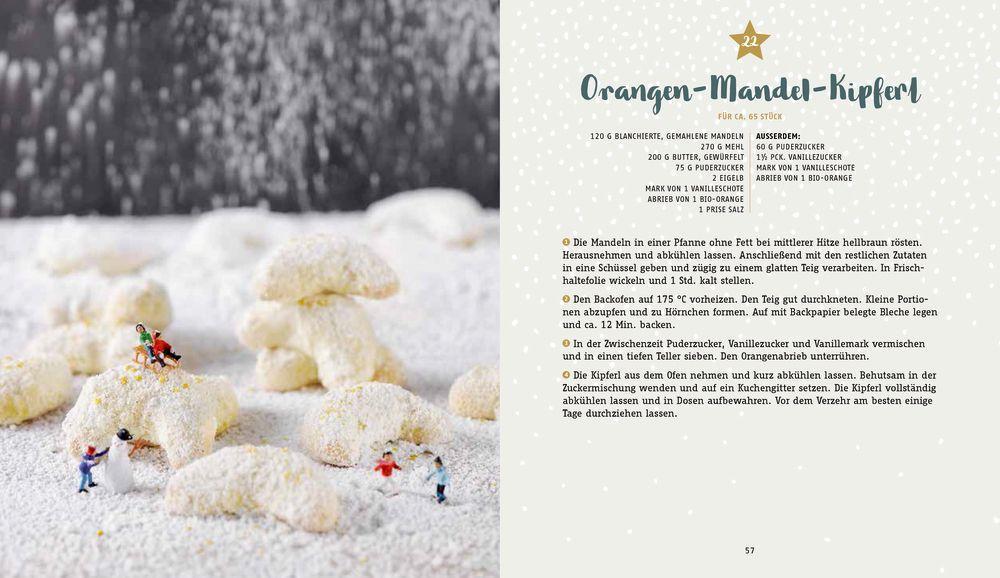 Beispielinhalt (Bild) 24 Plätzchen bis Weihnachten