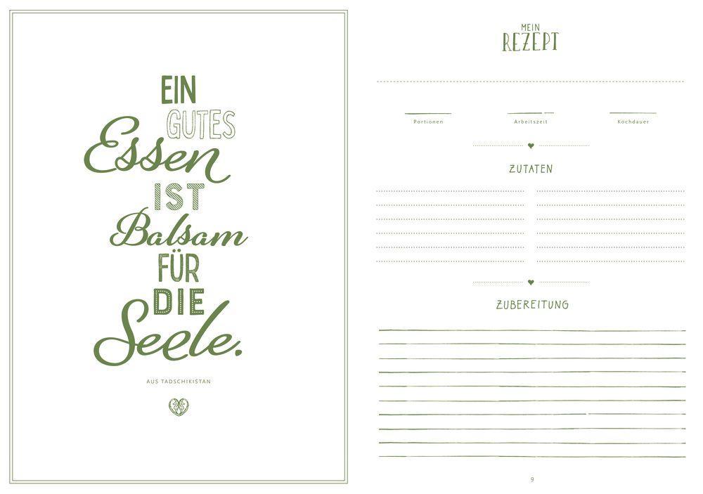Beispielinhalt (Bild) Meine liebsten Rezepte - Einschreibbuch (Kirschen)