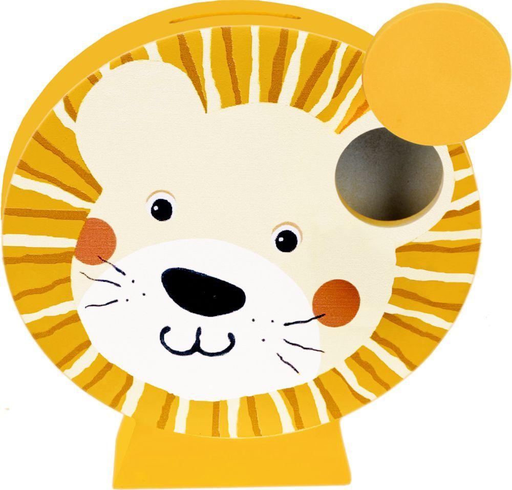 Beispielinhalt (Bild) Spardose in Löwenkopfform