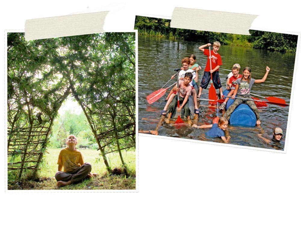 Beispielinhalt (Bild) Die besten Bauprojekte mit Stock, Seil und Schnur