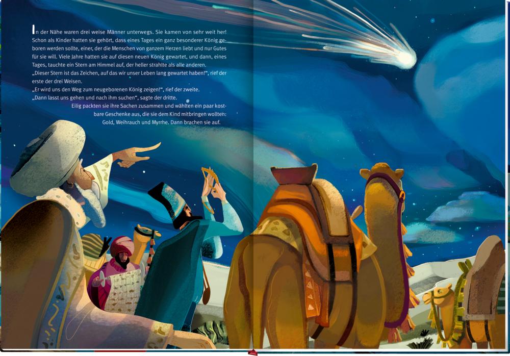 Beispielinhalt (Bild) Die Weihnachtsgeschichte nach Lukas und Matthäus