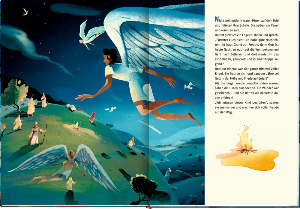 Beispielinhalt (Bild) Die Weihnachtsgeschichte nach Lukas und Matthäus