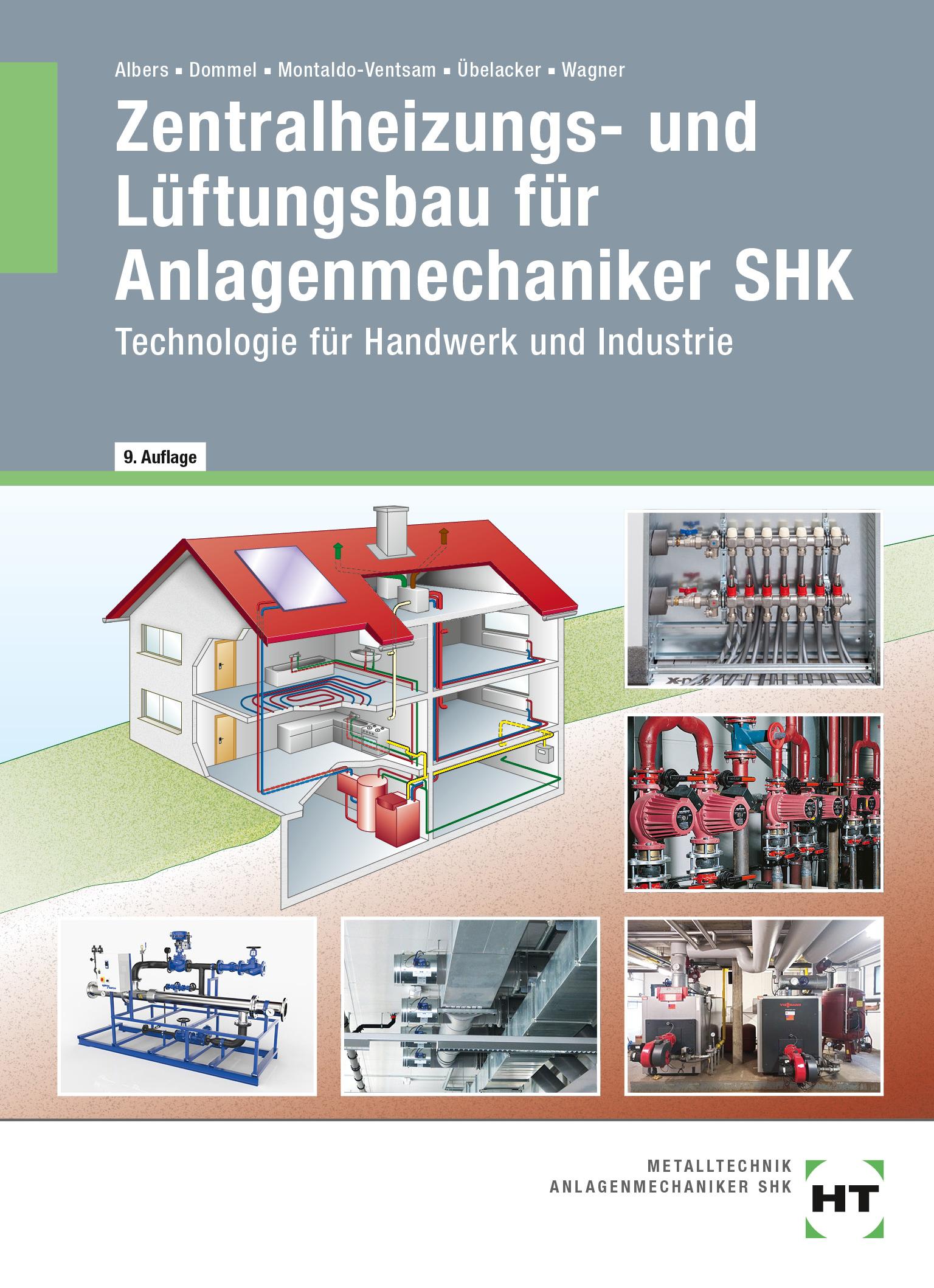 Vorderes Coverbild Zentralheizungs- und Lüftungsbau für Anlagenmechaniker SHK