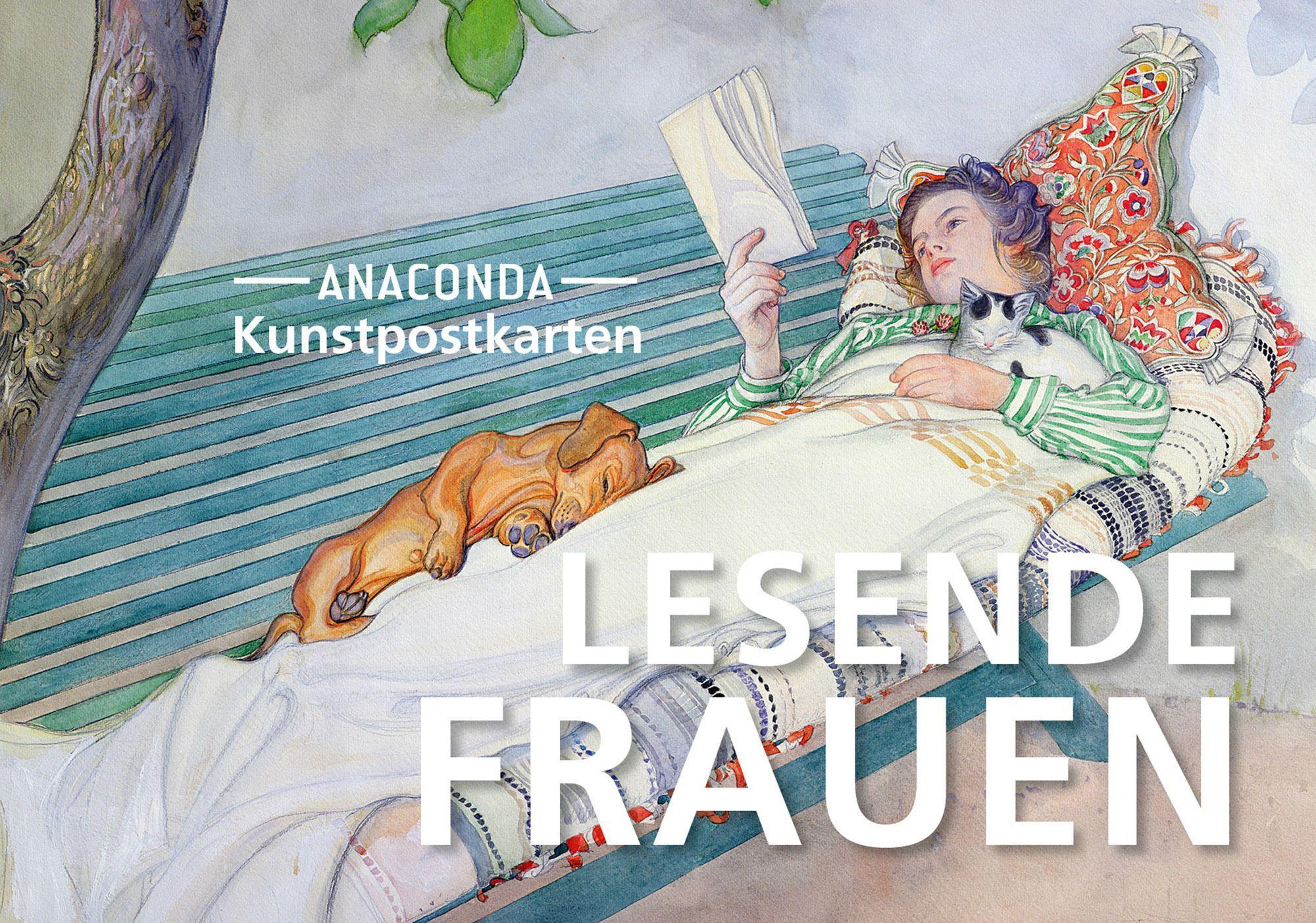 Vorderes Coverbild Postkarten-Set Lesende Frauen