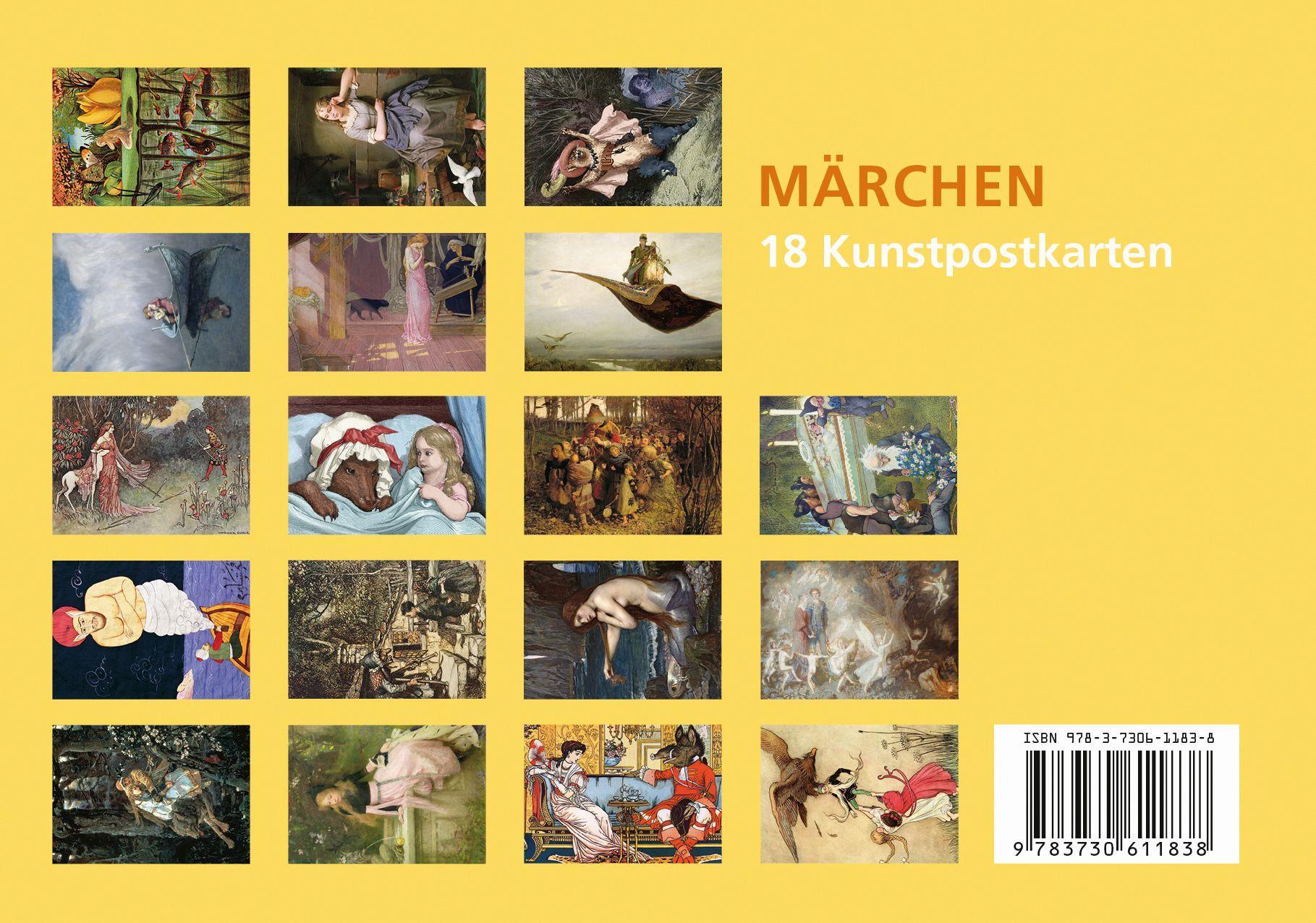 Beispielinhalt (Bild) Postkarten-Set Märchen
