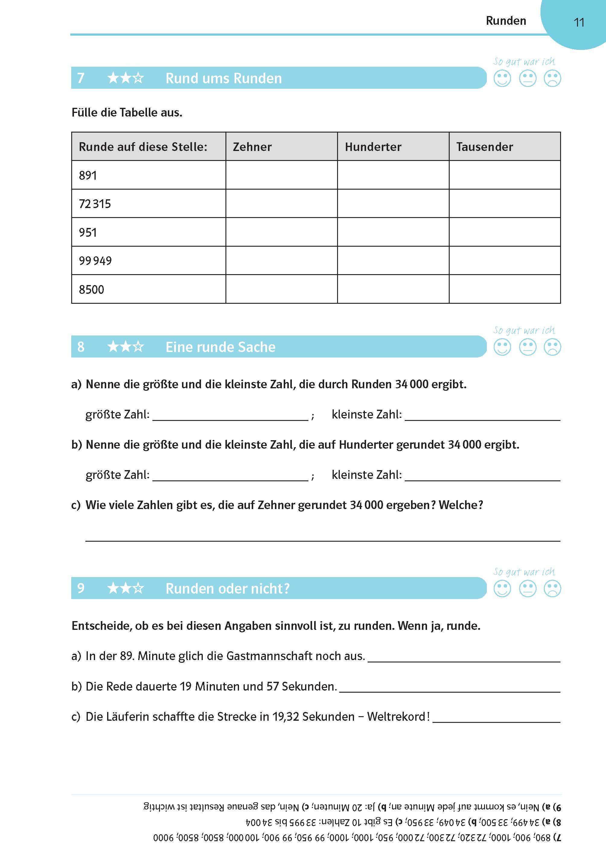 Beispielinhalt (Bild) Mathe üben bis es sitzt 5./6. Klasse