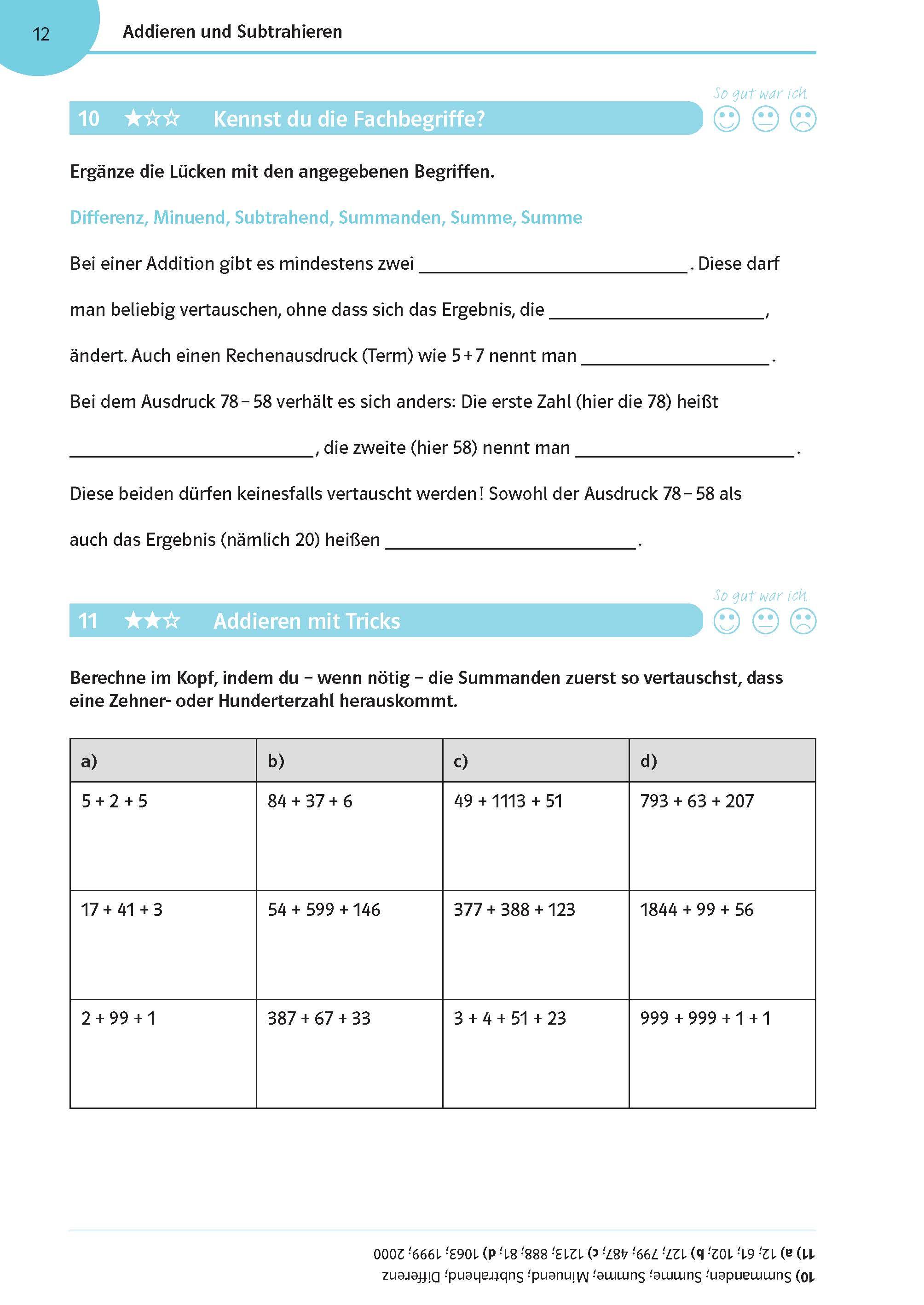 Beispielinhalt (Bild) Mathe üben bis es sitzt 5./6. Klasse
