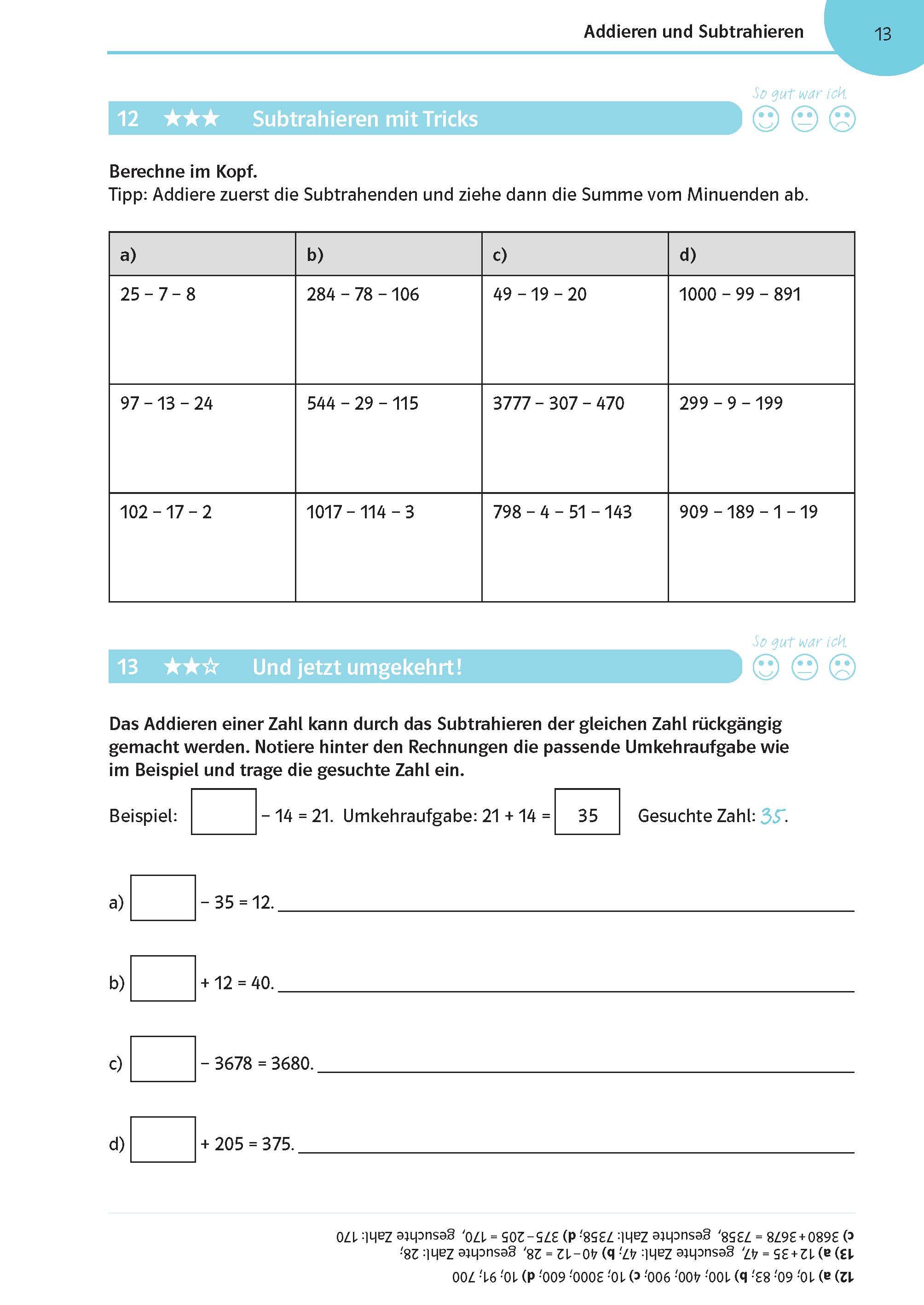 Beispielinhalt (Bild) Mathe üben bis es sitzt 5./6. Klasse