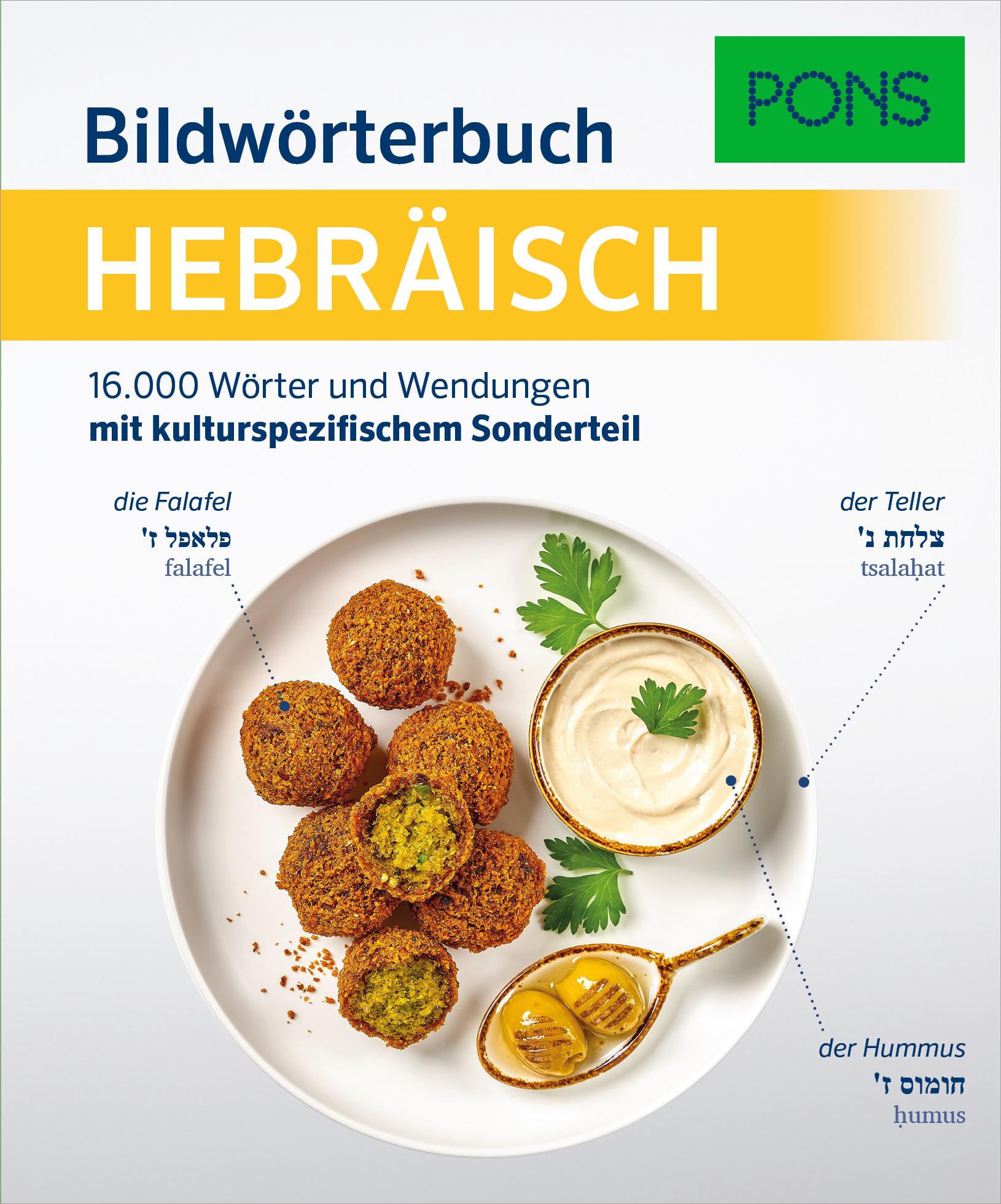 Vorderes Coverbild PONS Bildwörterbuch Hebräisch