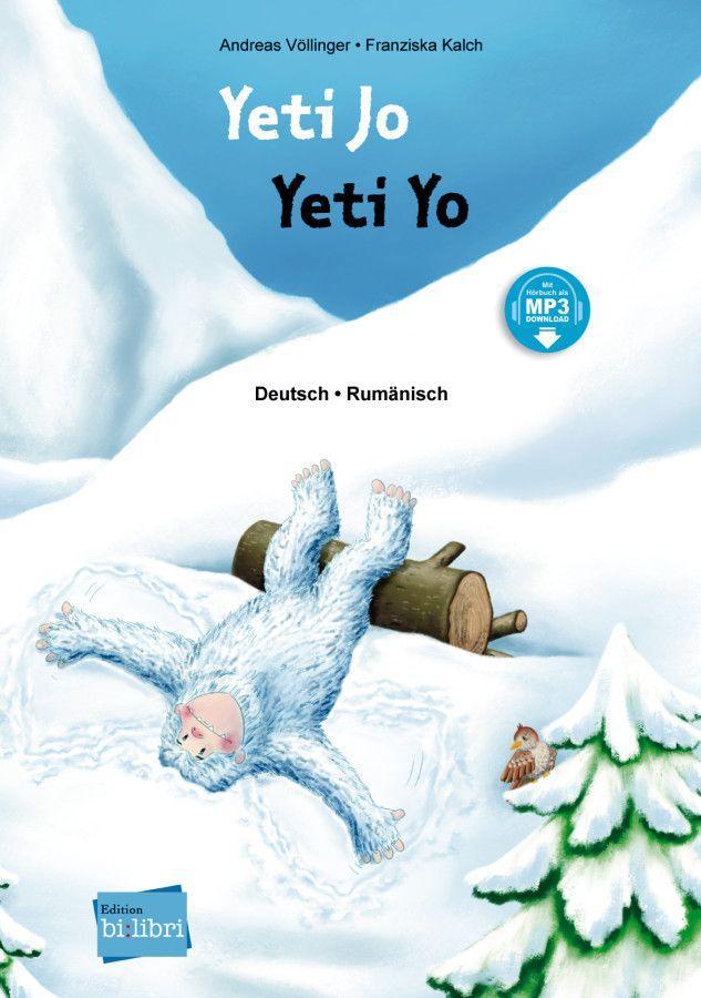 Vorderes Coverbild Yeti Jo. Deutsch-Rumänisch