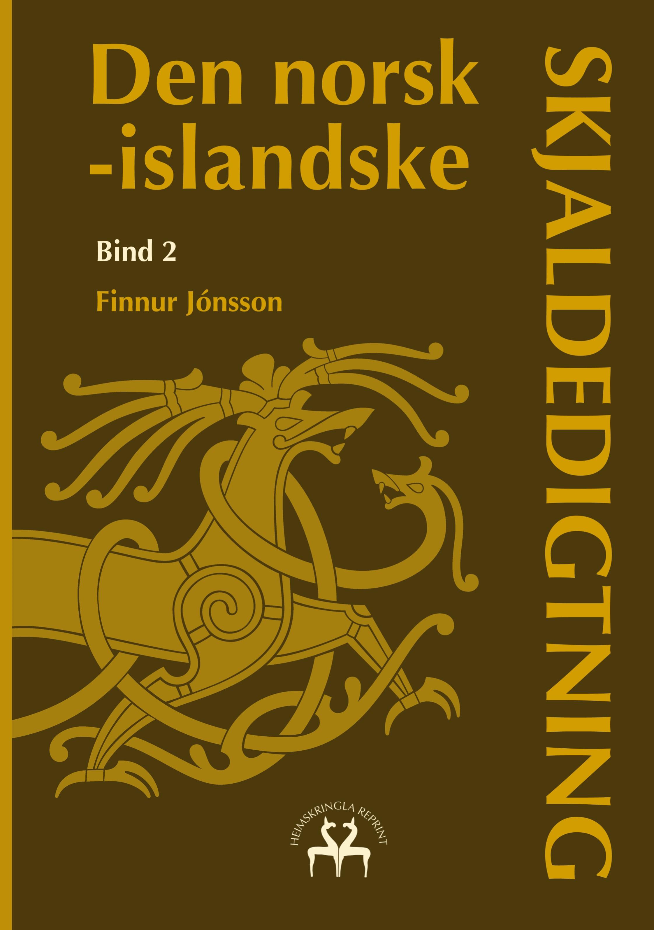 Vorderes Coverbild Den norsk-islandske skjaldedigtning 2