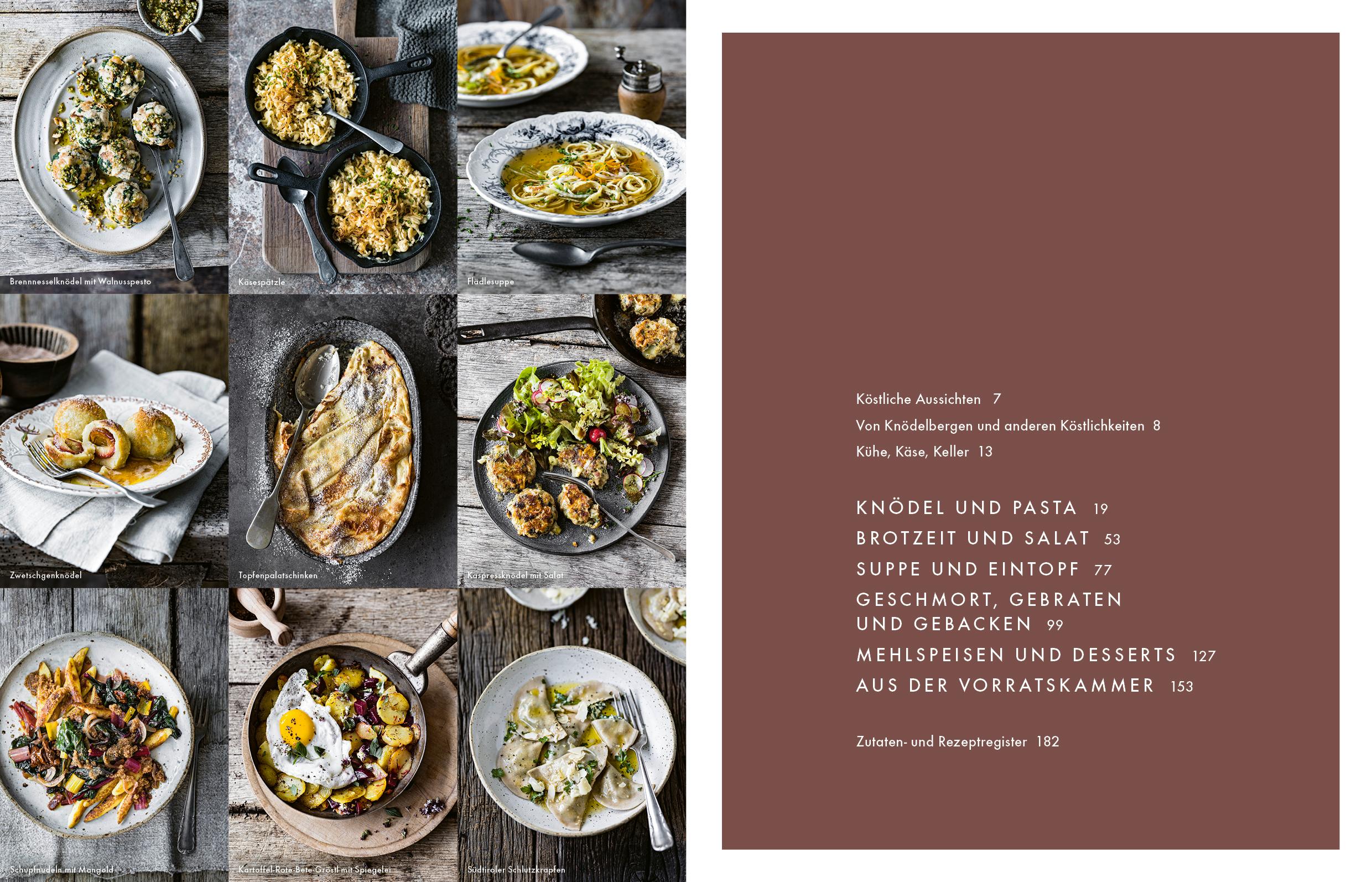 Beispielinhalt (Bild) Deftig vegetarisch - Alpenküche