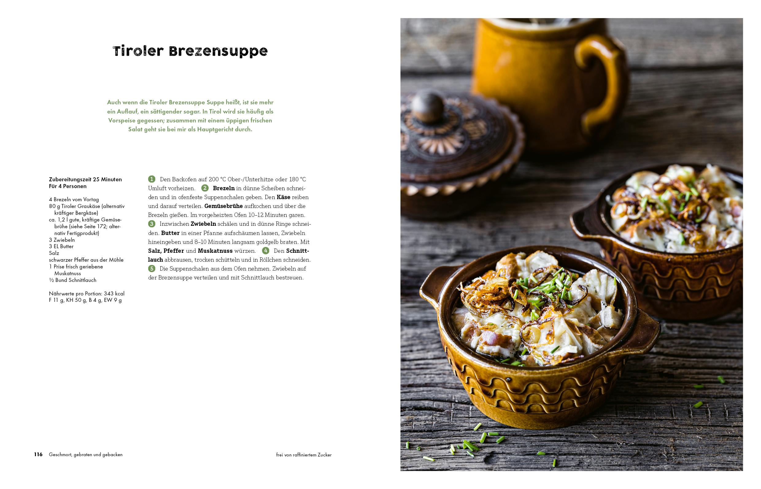 Beispielinhalt (Bild) Deftig vegetarisch - Alpenküche