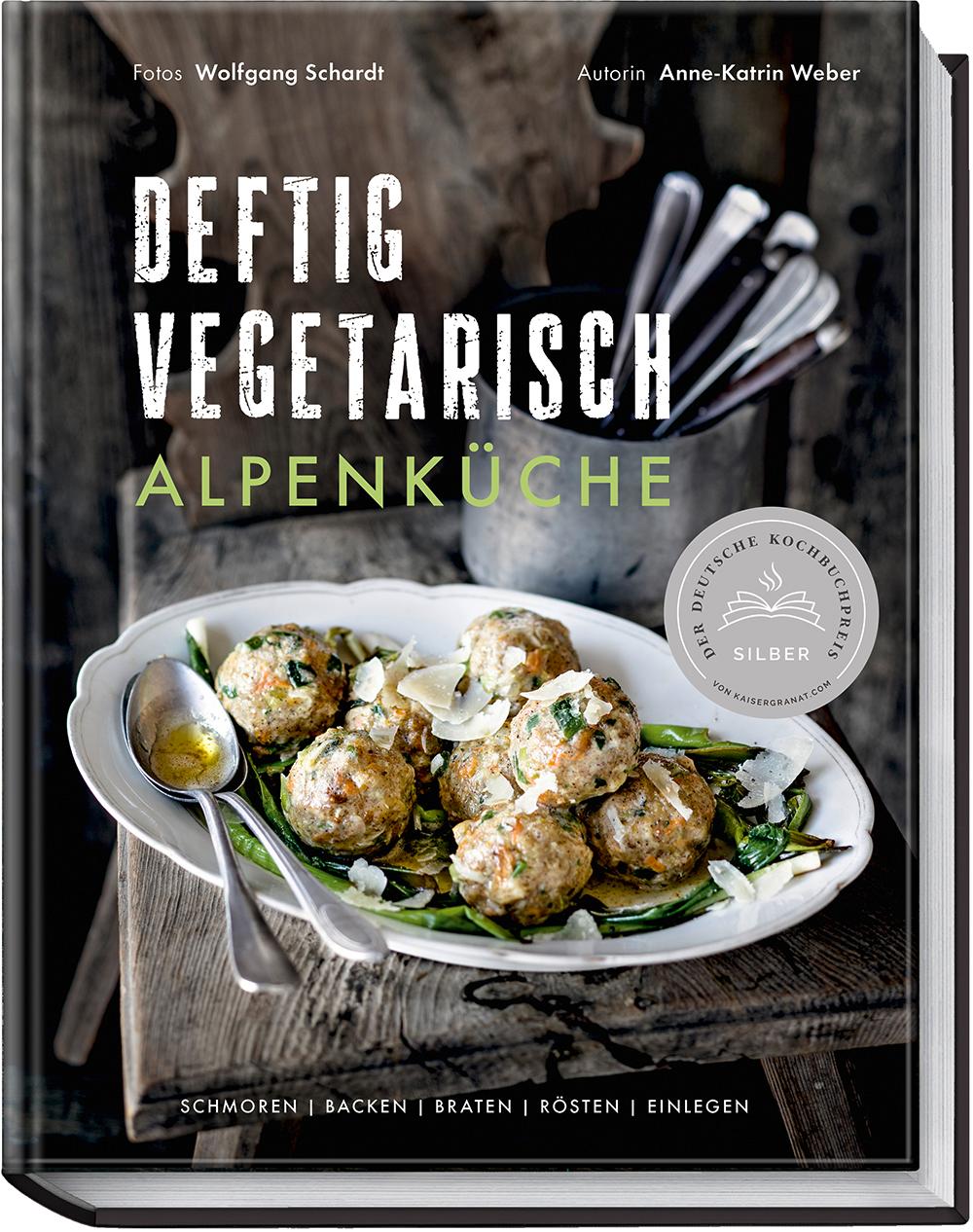 Vorderes Coverbild Deftig vegetarisch - Alpenküche
