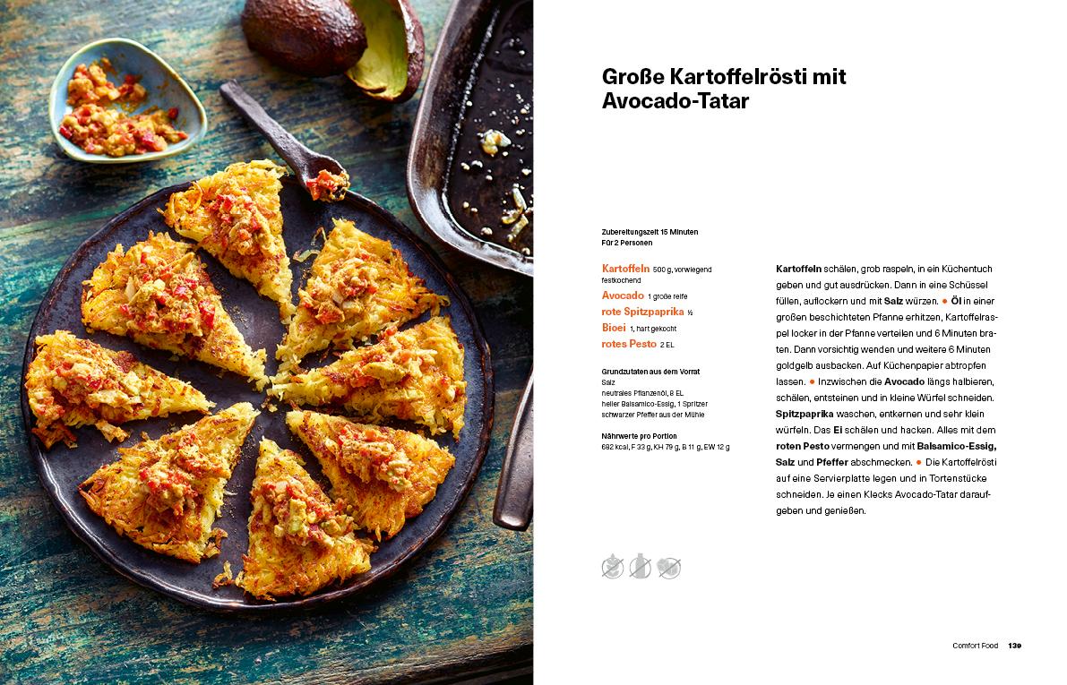 Beispielinhalt (Bild) Feierabend-Blitzrezepte veggie