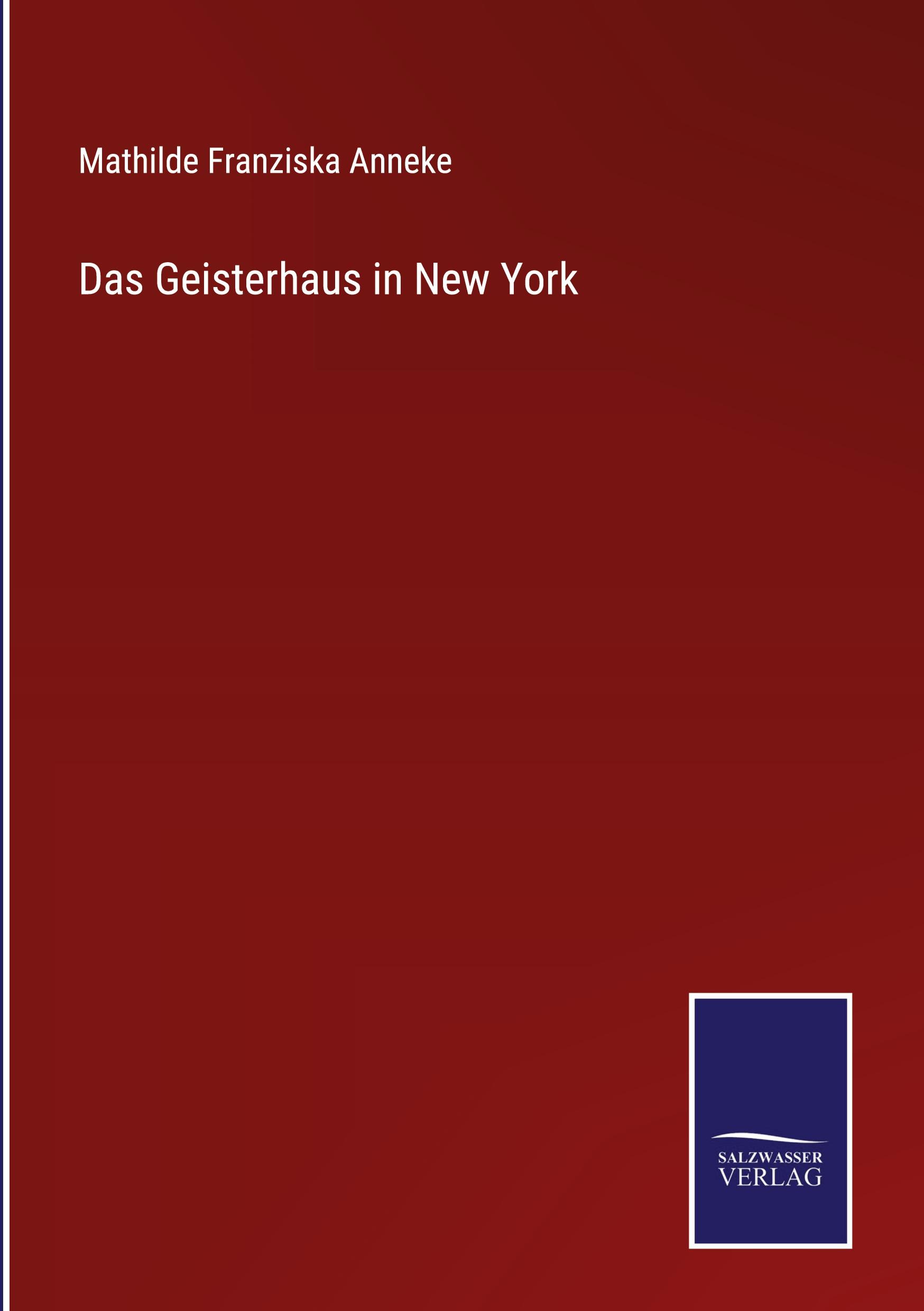 Vorderes Coverbild Das Geisterhaus in New York