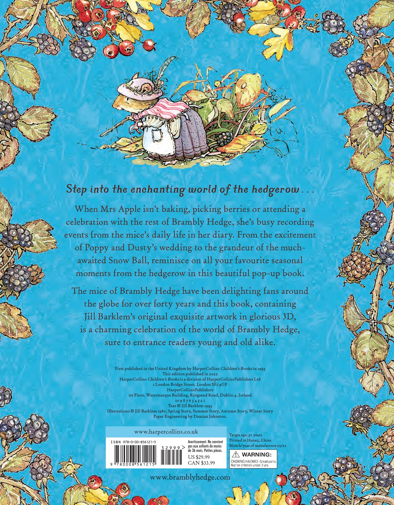 Rückseitencover The Brambly Hedge Pop-Up Book