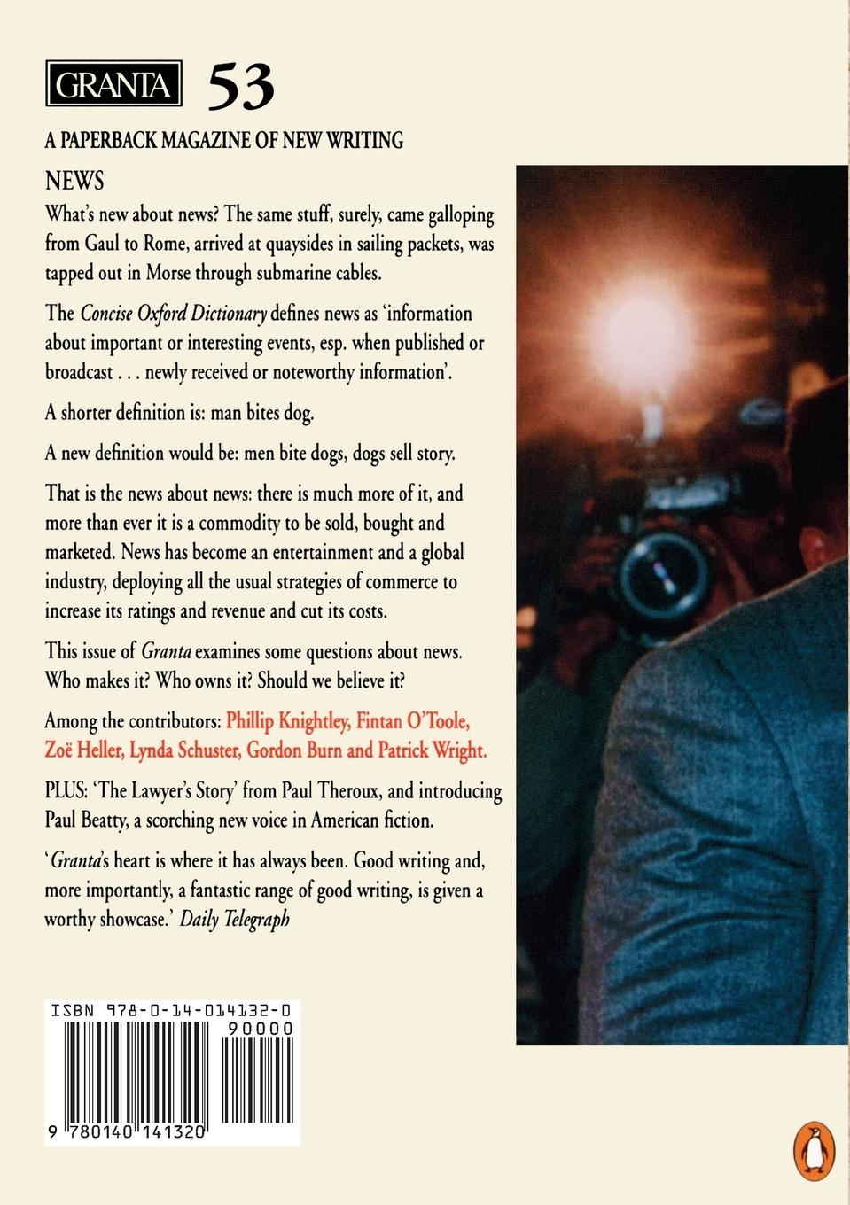 Rückseitencover Granta 53