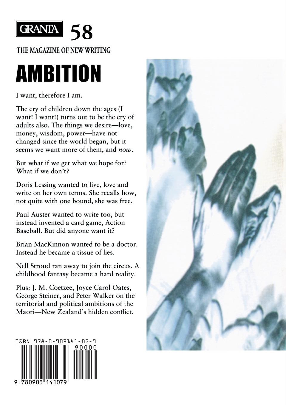 Rückseitencover Granta 58