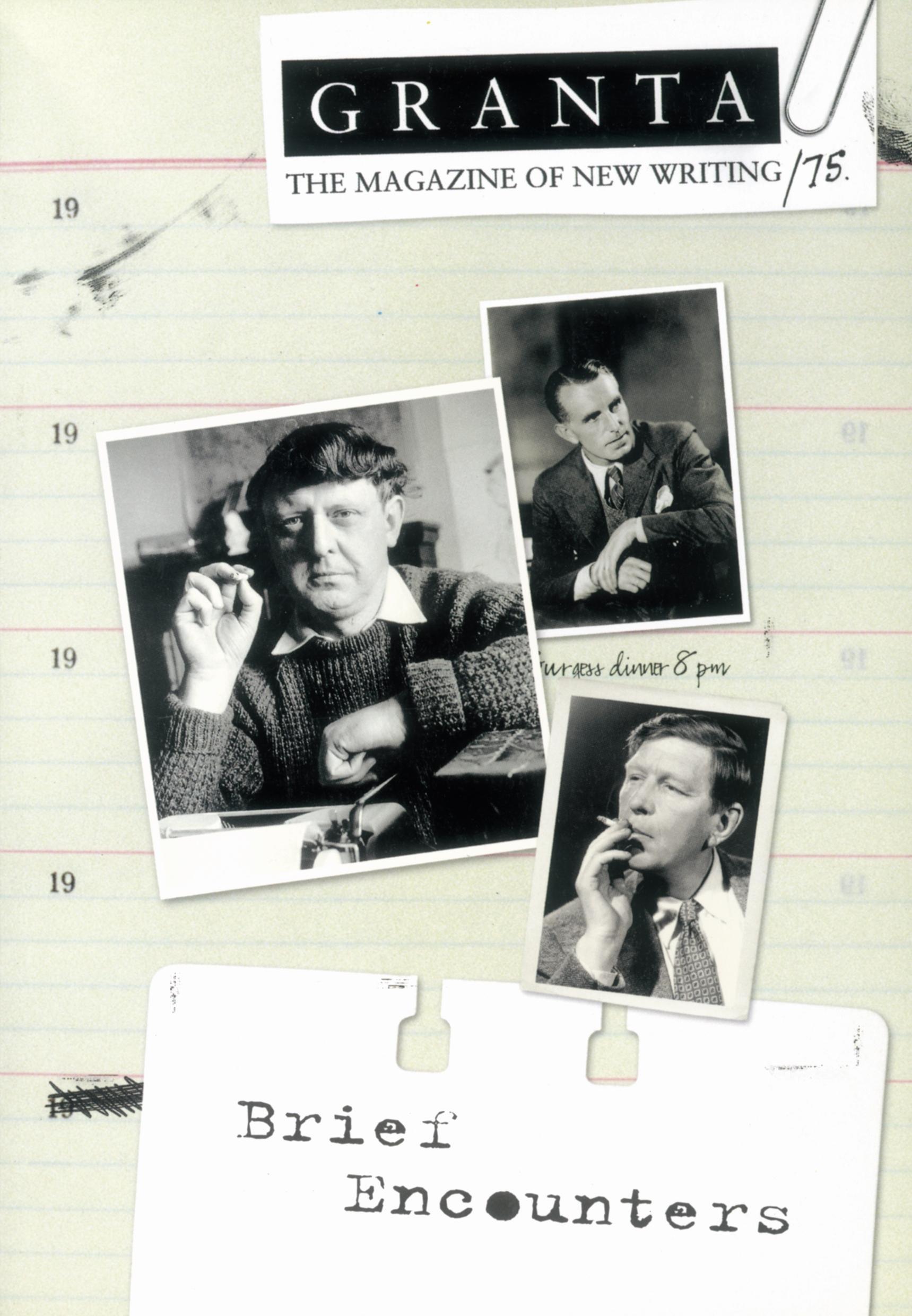 Vorderes Coverbild Granta 75