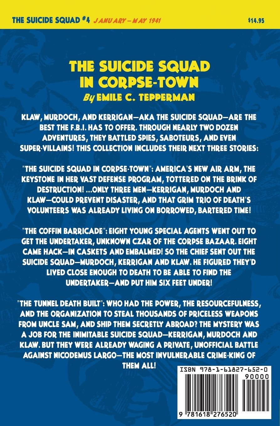 Rückseitencover Ace G-Man #4: The Suicide Squad in Corpse-Town