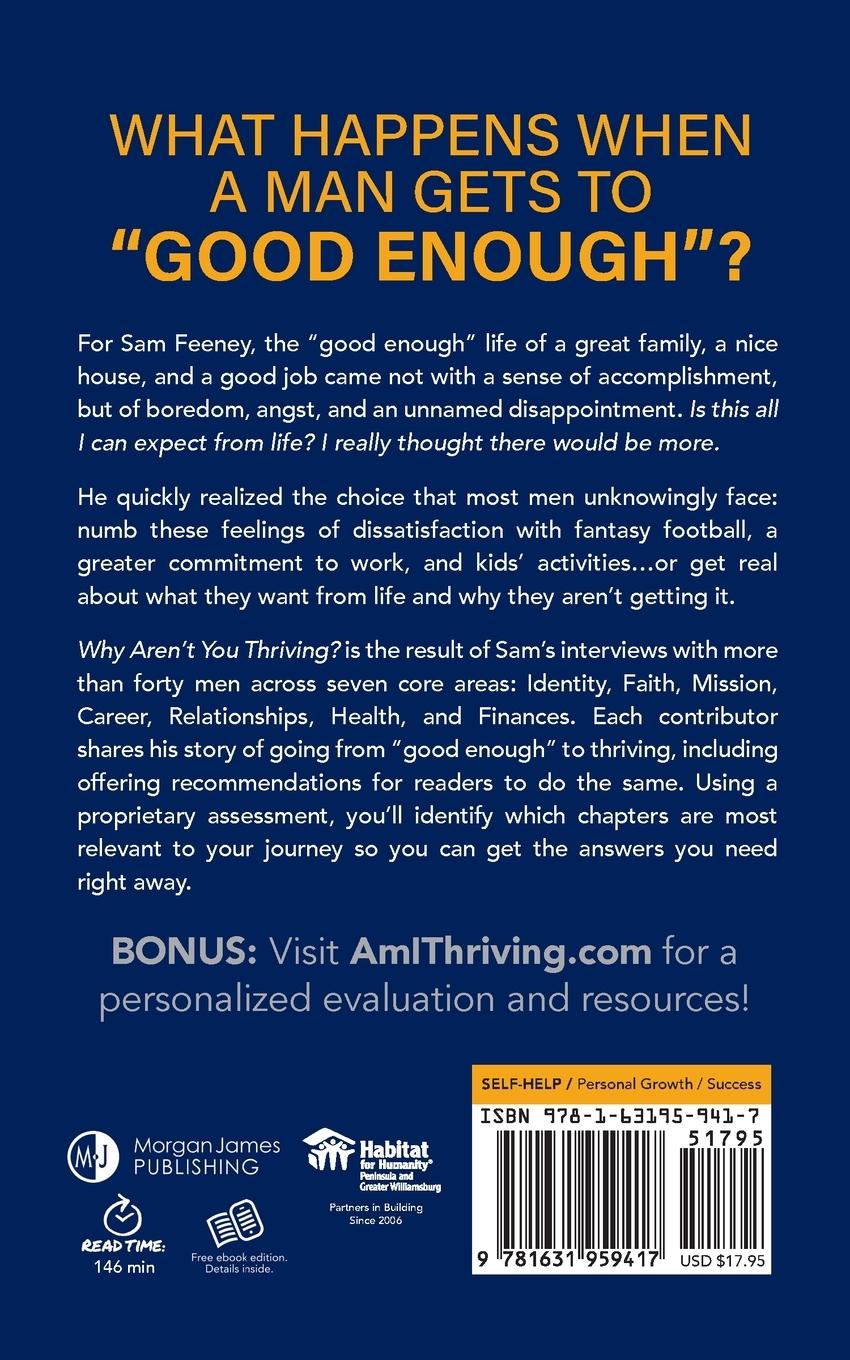 Rückseitencover Why Aren't You Thriving?