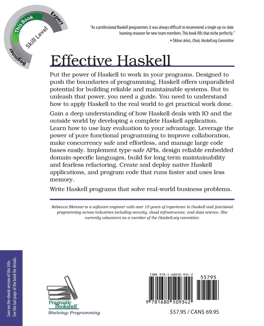 Rückseitencover Effective Haskell