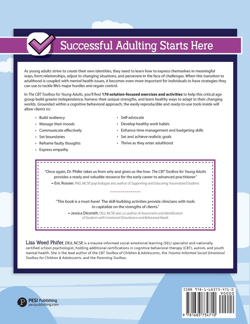 Rückseitencover The CBT Toolbox for Young Adults