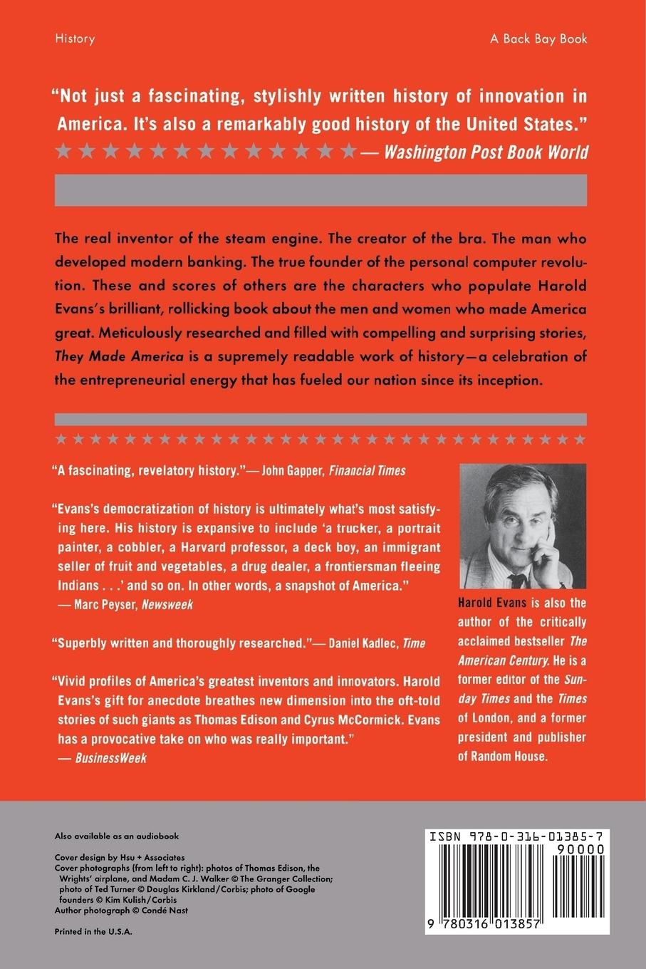 Rückseitencover They Made America