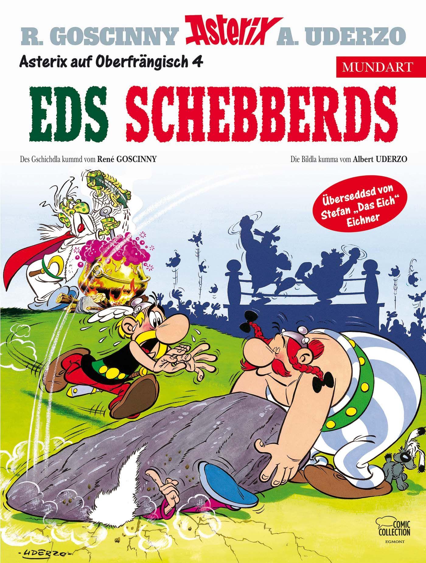 Vorderes Coverbild Asterix Mundart Oberfränkisch IV