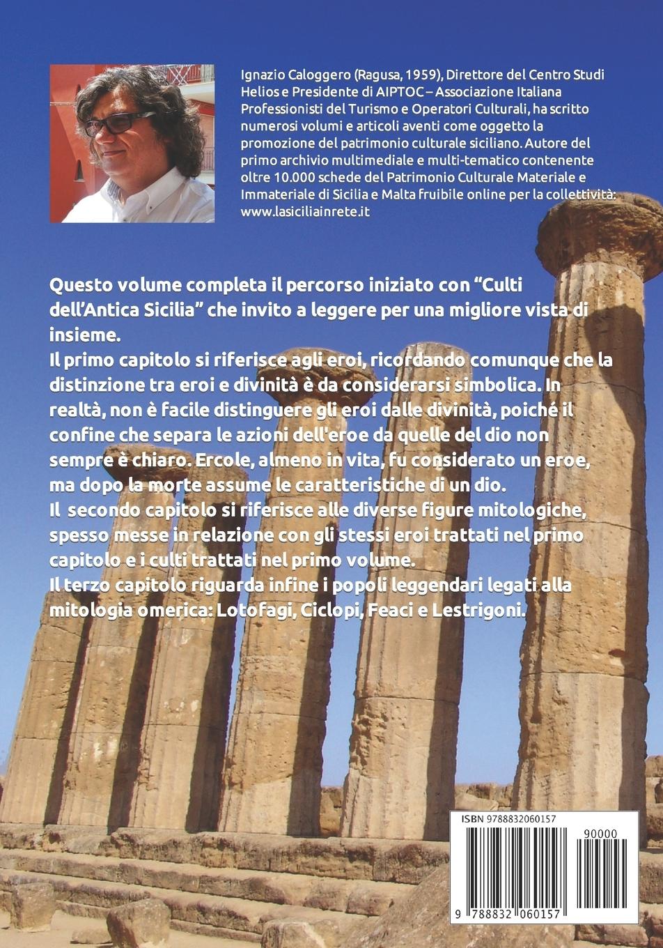 Rückseitencover Miti dell'Antica Sicilia