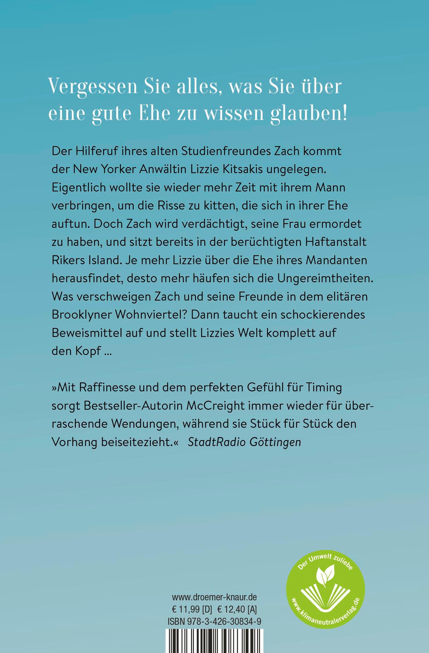 Rückseitencover Eine perfekte Ehe