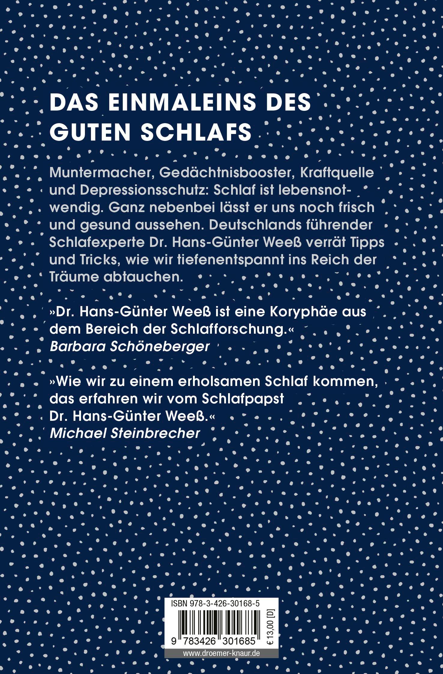 Rückseitencover Schlaf wirkt Wunder
