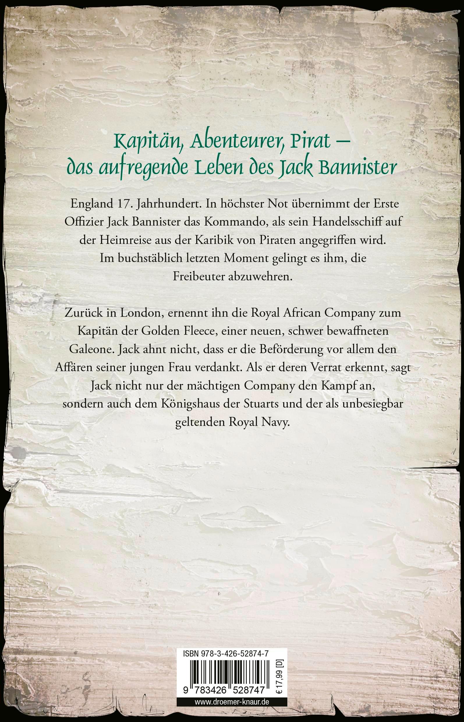 Rückseitencover Jack Bannister - Herr der Karibik