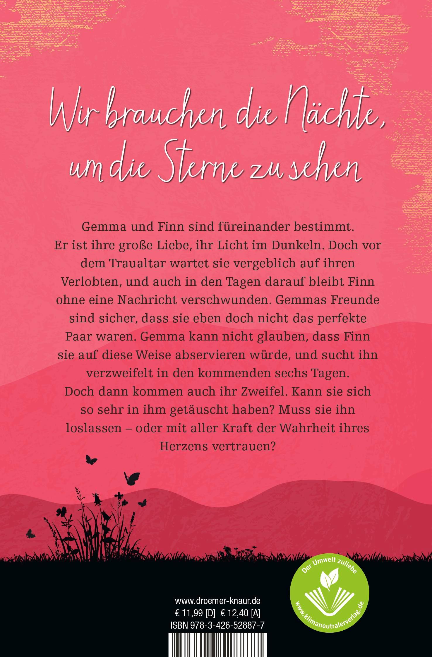 Rückseitencover Sechs Tage zwischen dir und mir