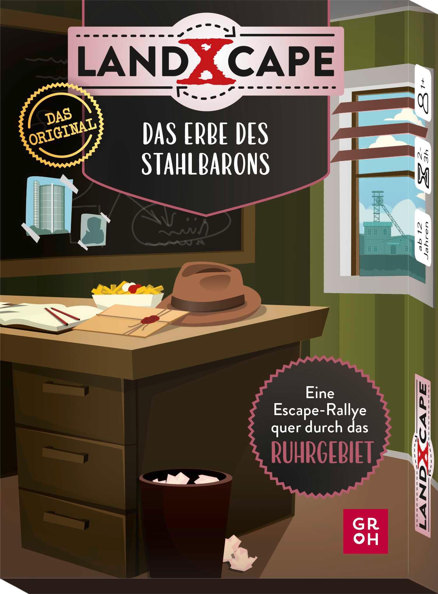 Vorderes Coverbild LandXcape - Das Erbe des Stahlbarons